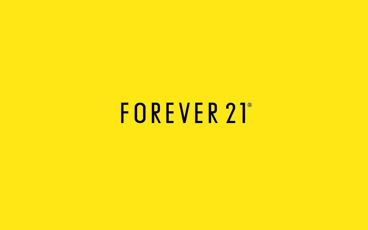 Логотип модного бренда Forever 21 Обои