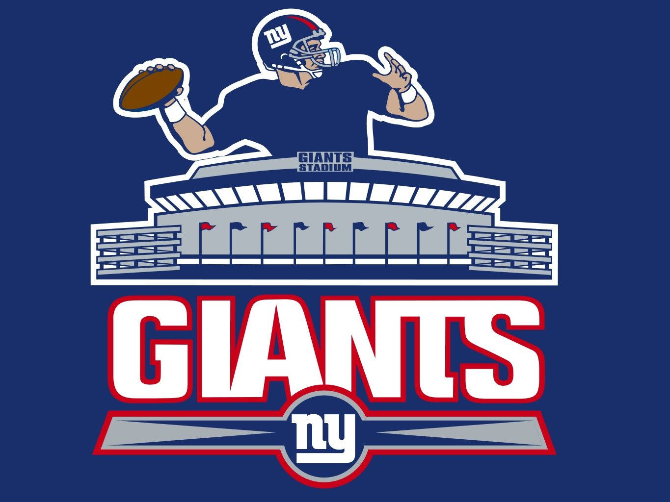 Логотип стадиона New York Giants Обои