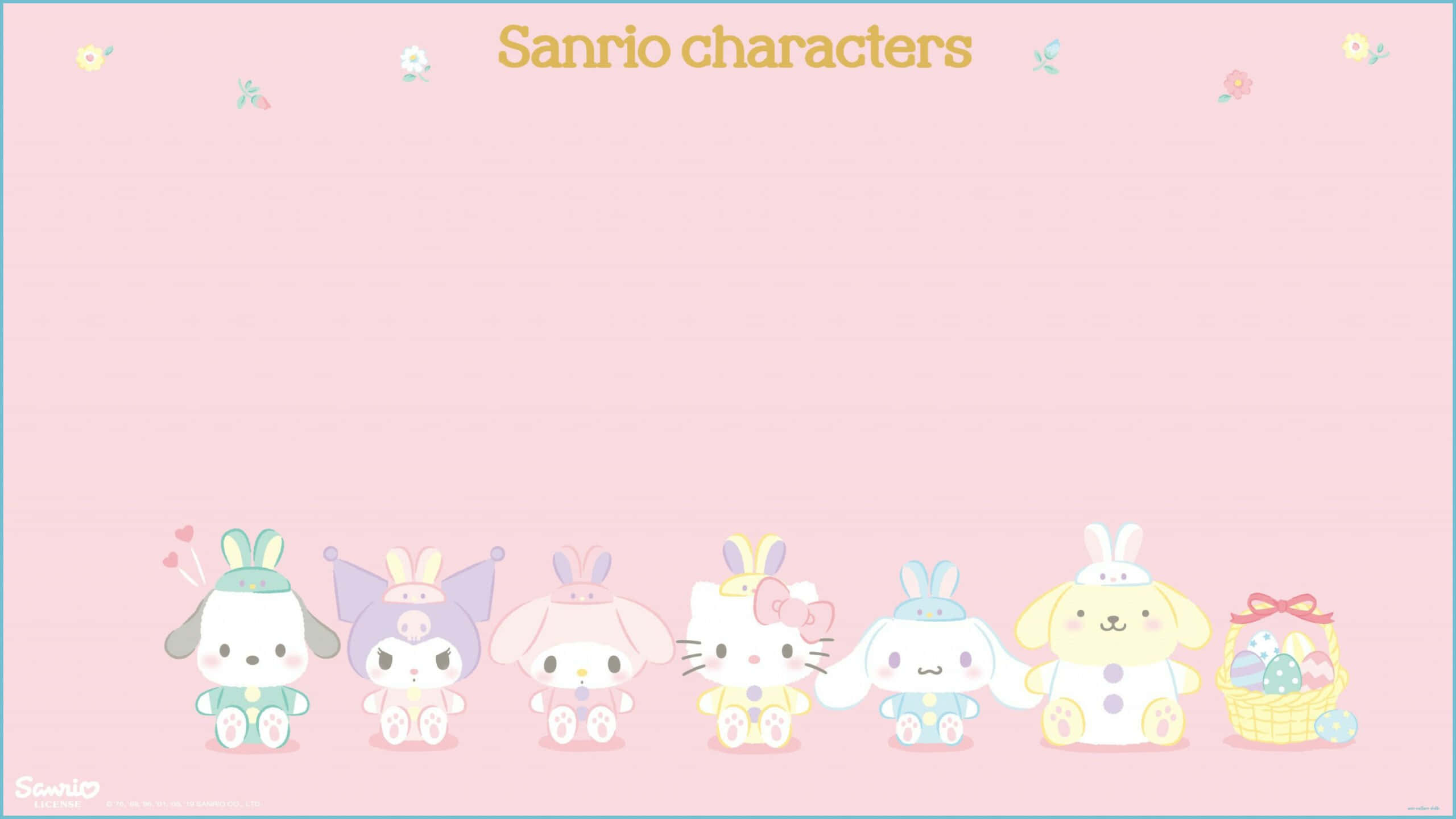 Лучшие друзья навсегда - Hello Kitty и её друзья Sanrio Обои