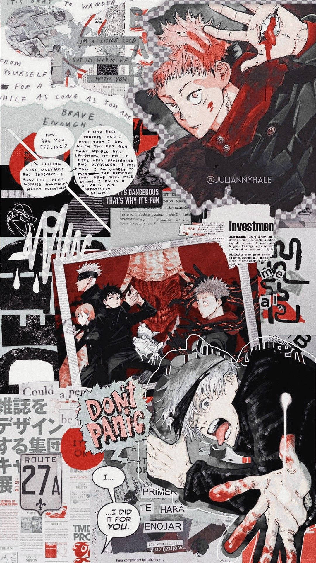 Манга iPhone Jujutsu Kaisen Обои