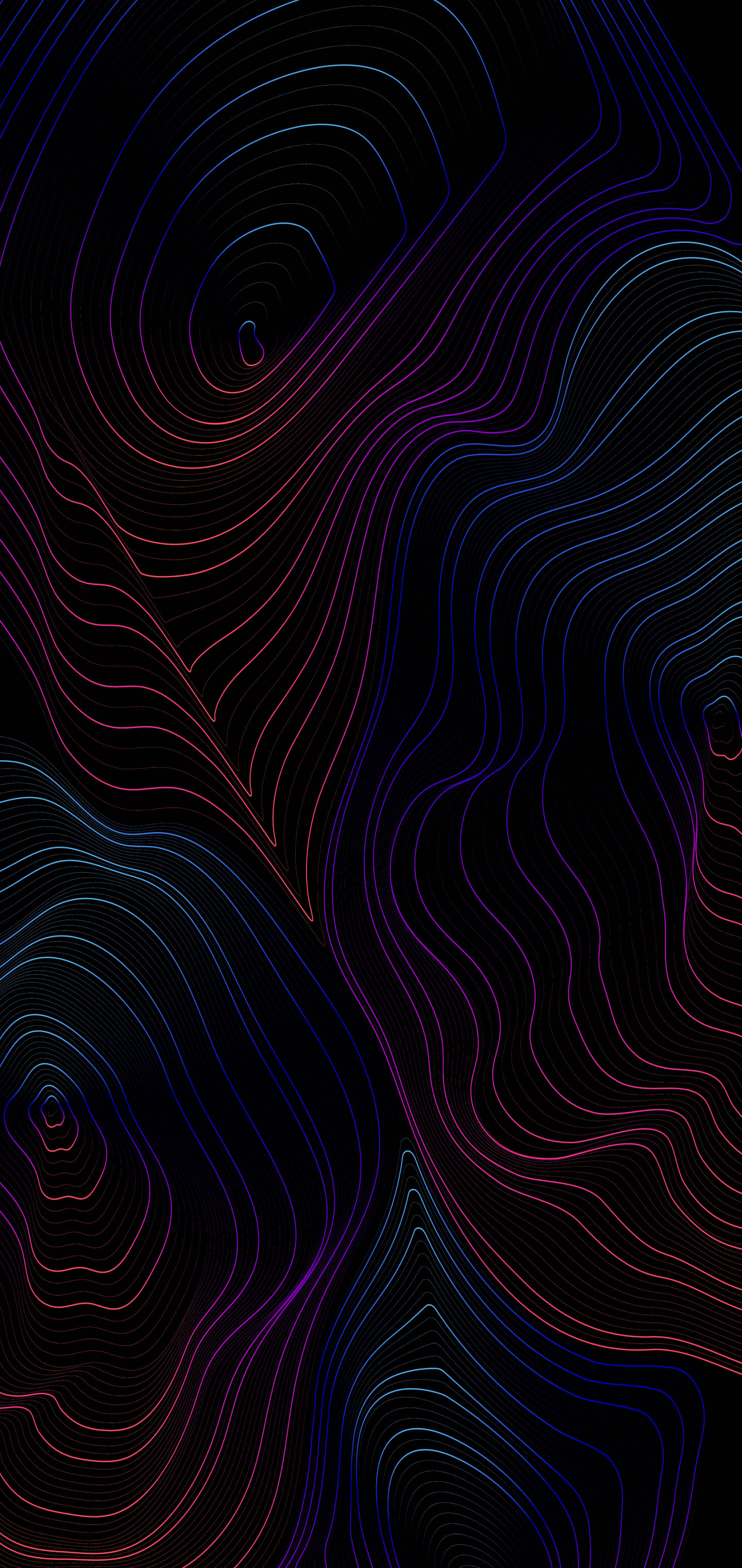 Металлические цвета топографии Обои