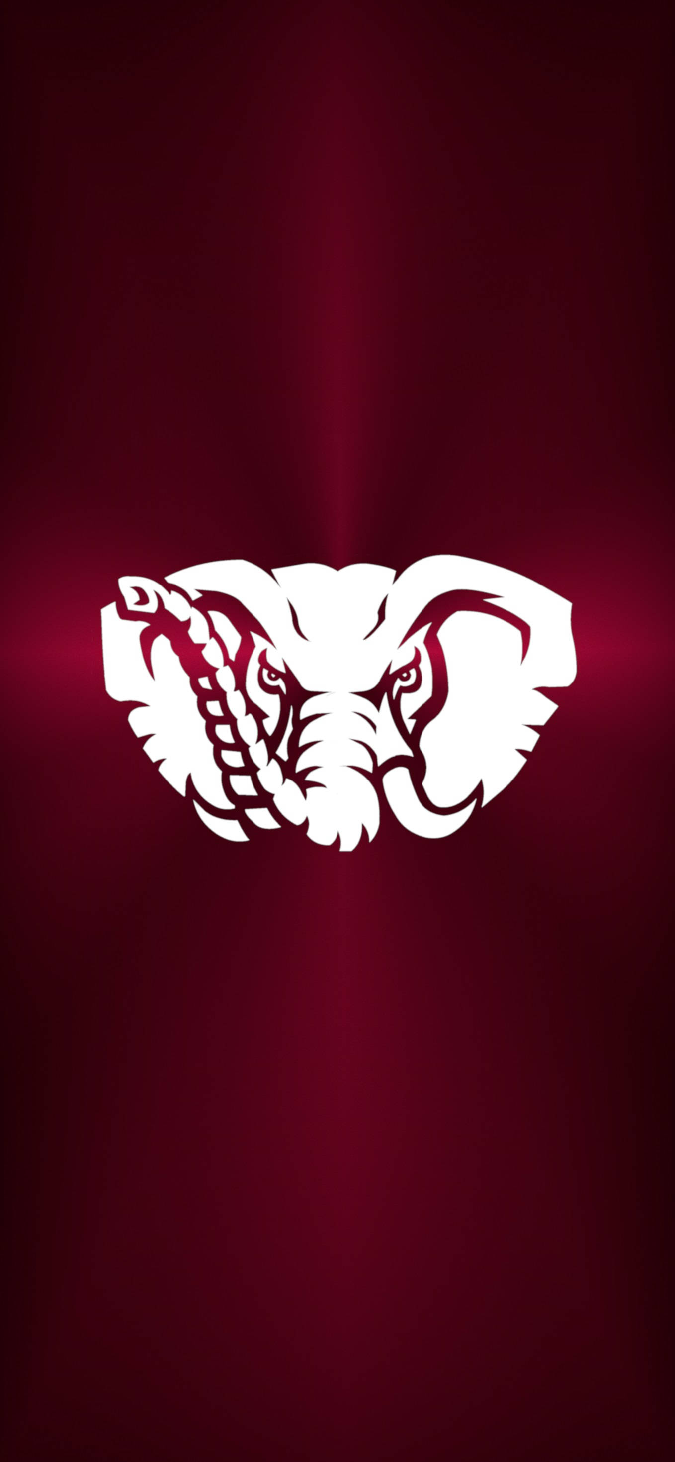 Металлический слон Alabama Crimson Tide Обои