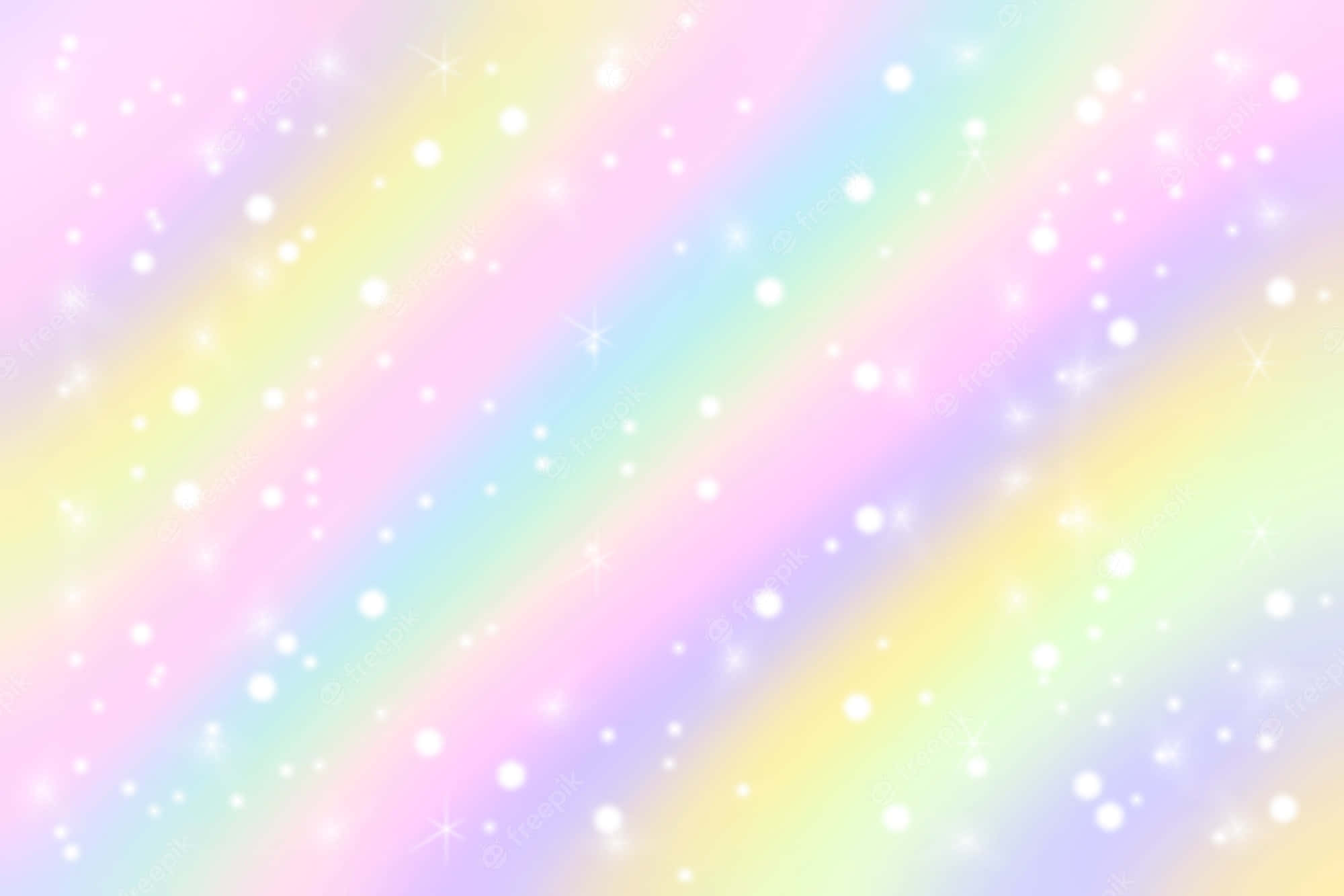 Мечтательный пастельный радужный градиентный фон. Обои