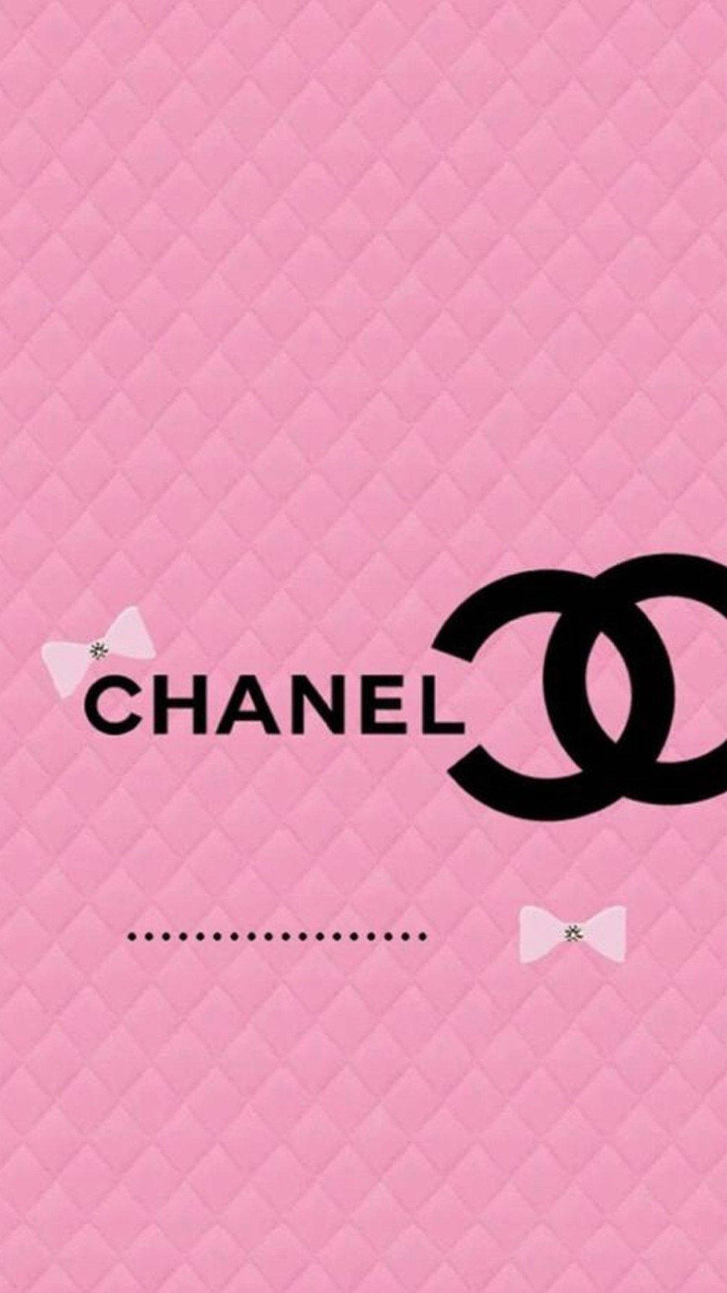 Милый женственный розовый Chanel Обои