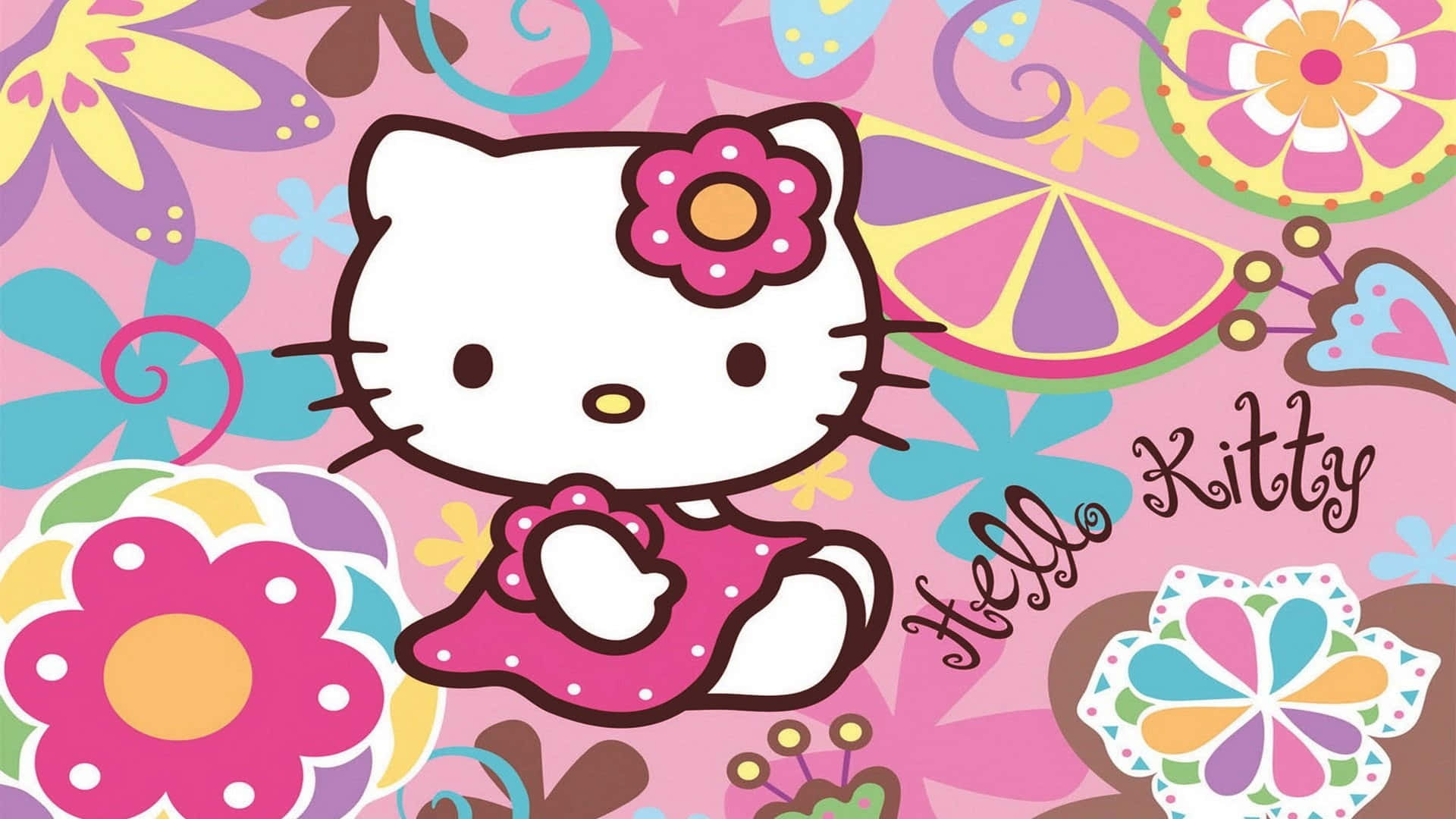 Милый фон Sanrio Обои