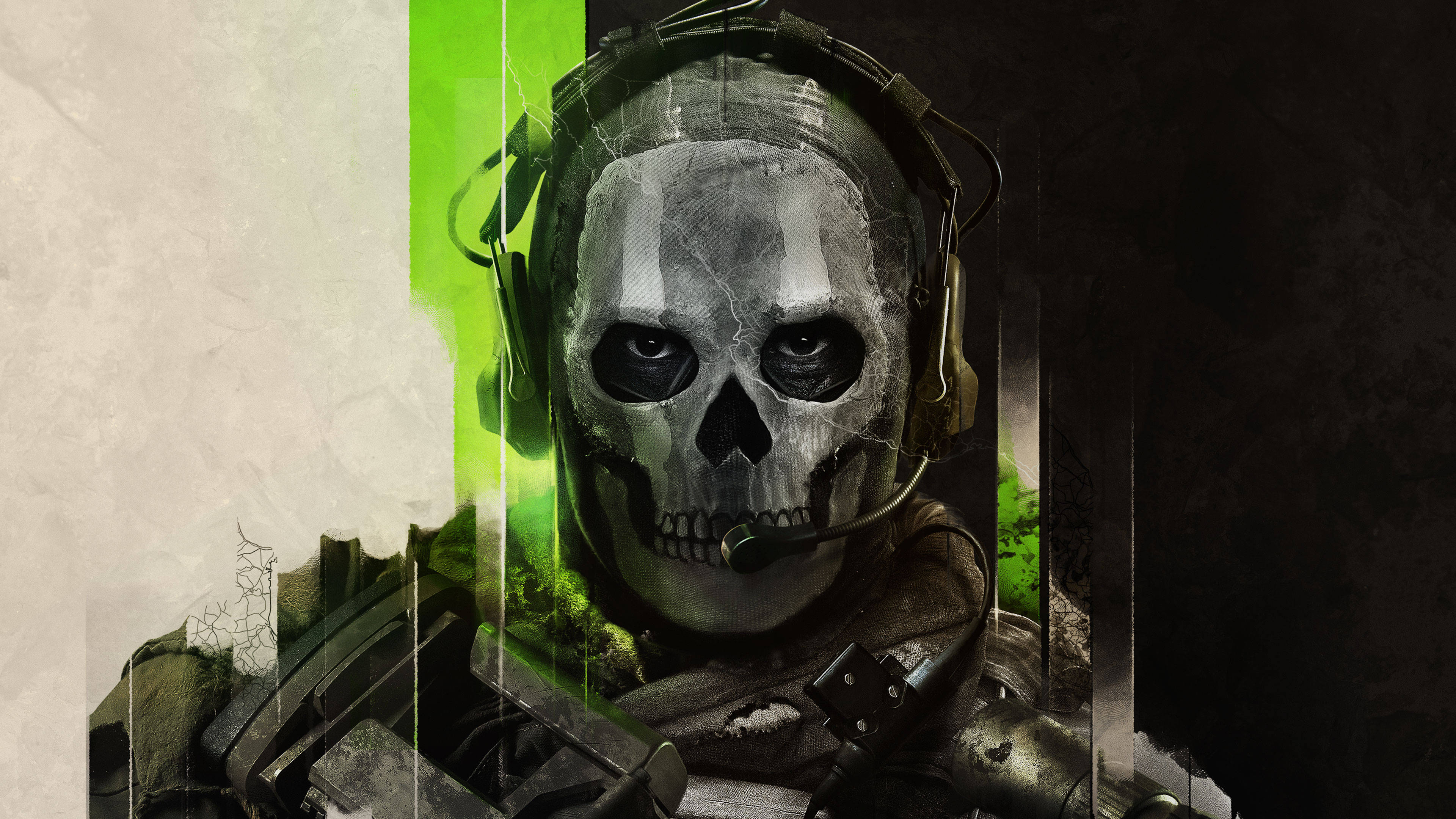 Минималистичный 4K Call of Duty Ghost Обои