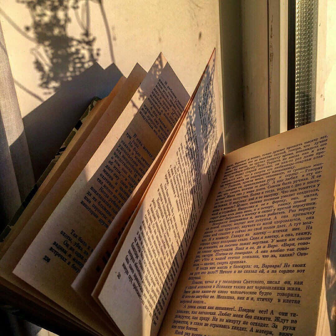 Мир приключений и воображения ждет на страницах книги. Обои