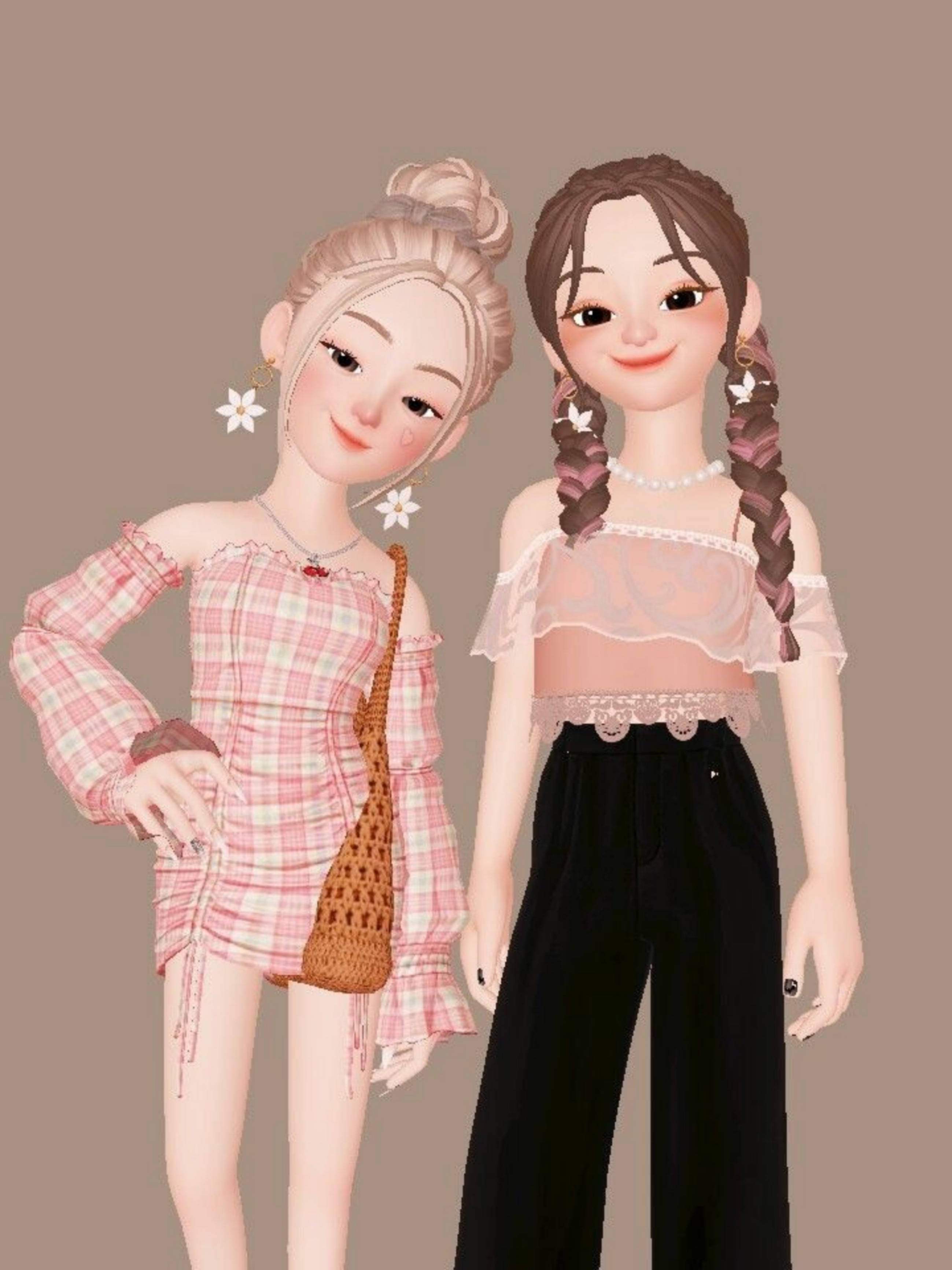 Модные девушки-аватары Zepeto Обои