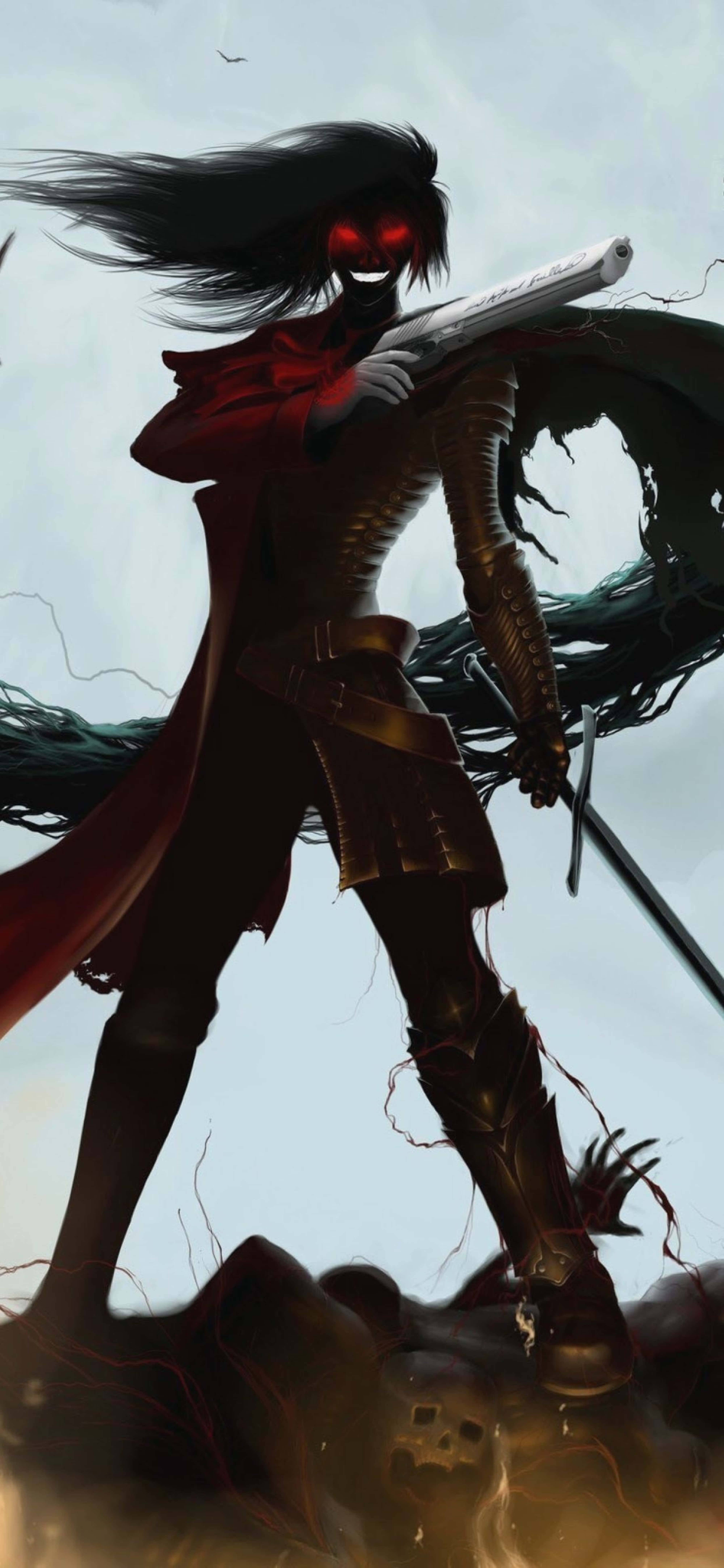 Напряженное противостояние в Hellsing Ultimate 4K Обои