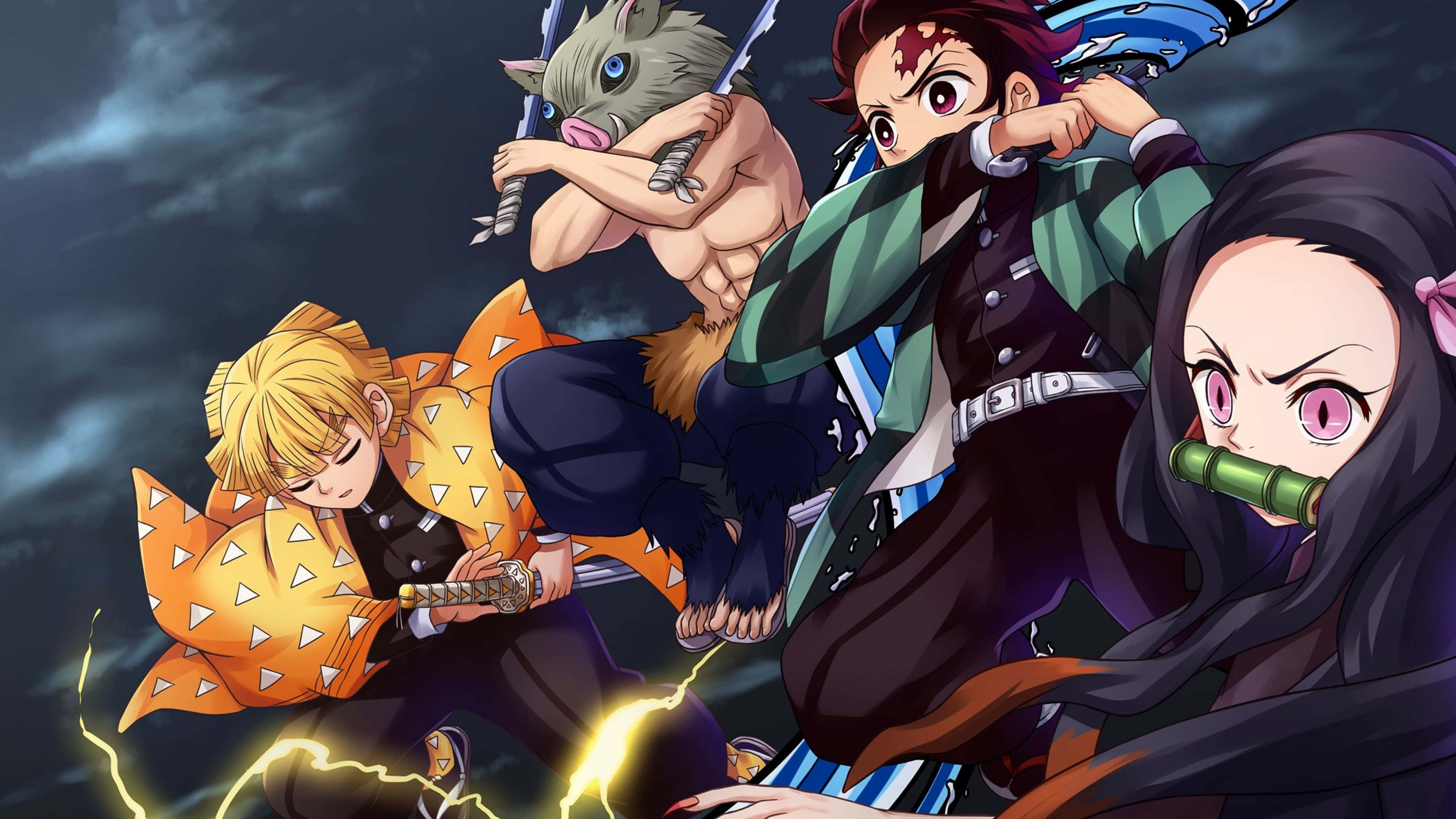 Не ищите дальше! Demon Slayer 4K здесь, чтобы вывести ваш игровой опыт на новый уровень Обои