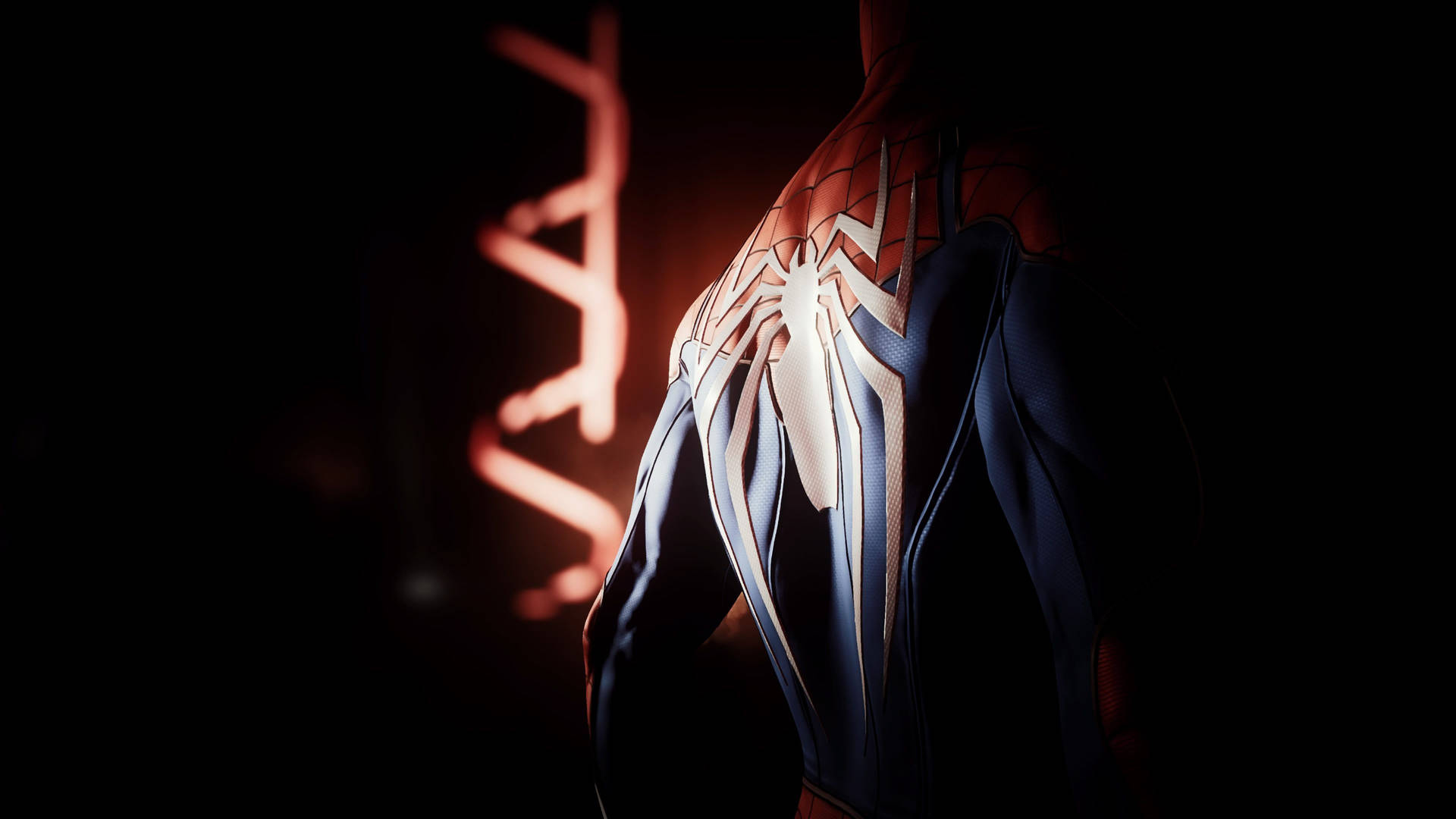 Неон Marvel Spiderman 4K PS4