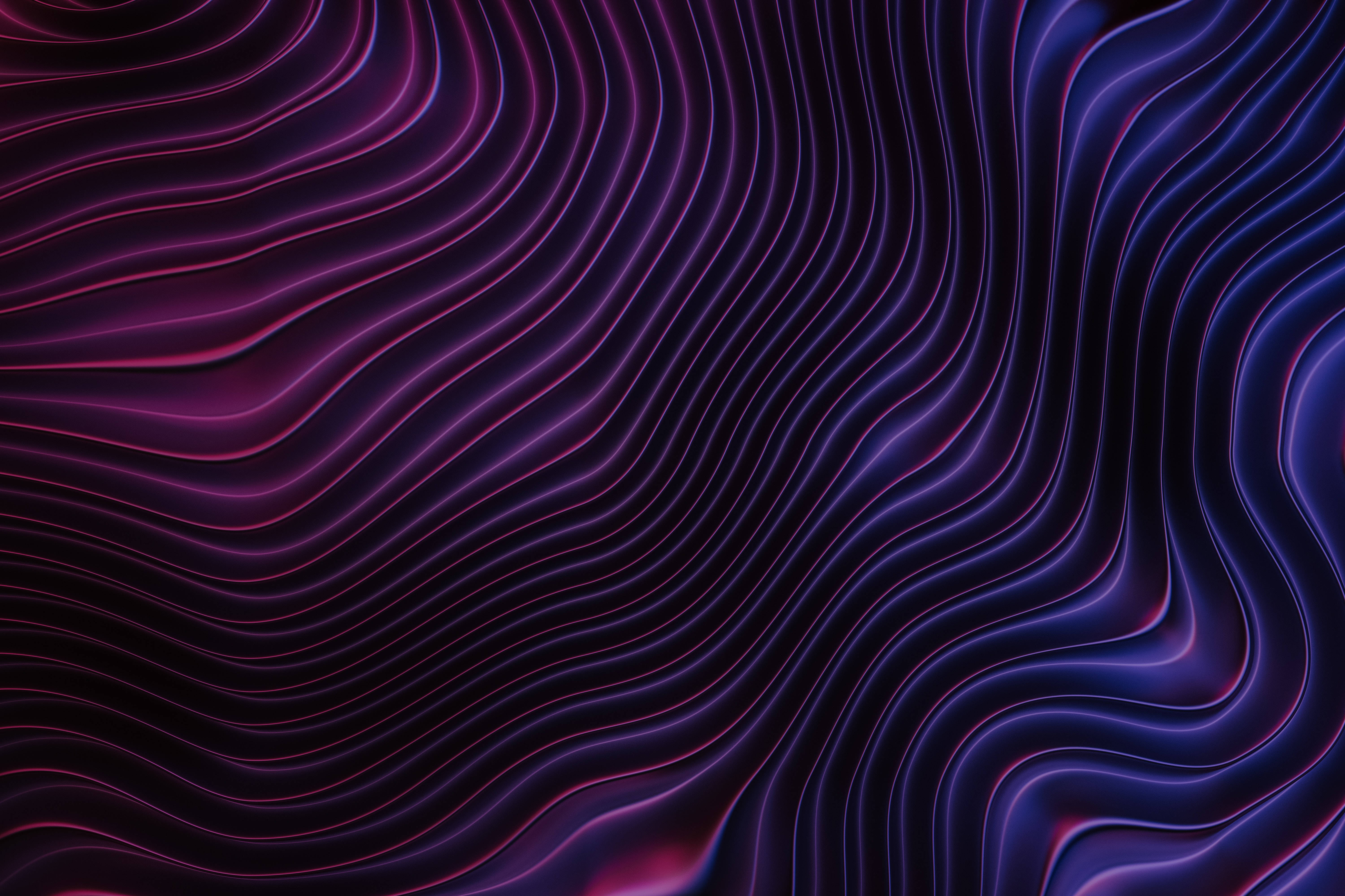 Неоново-фиолетовый эстетичный абстрактный акт Обои