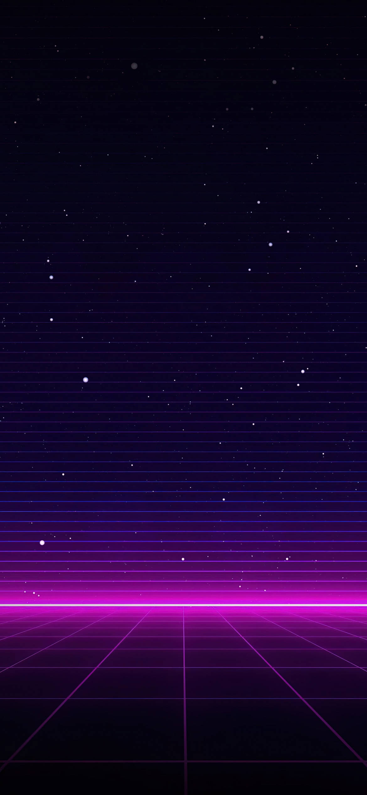 Неоновый фиолетовый iPhone Galaxy Stripes Обои