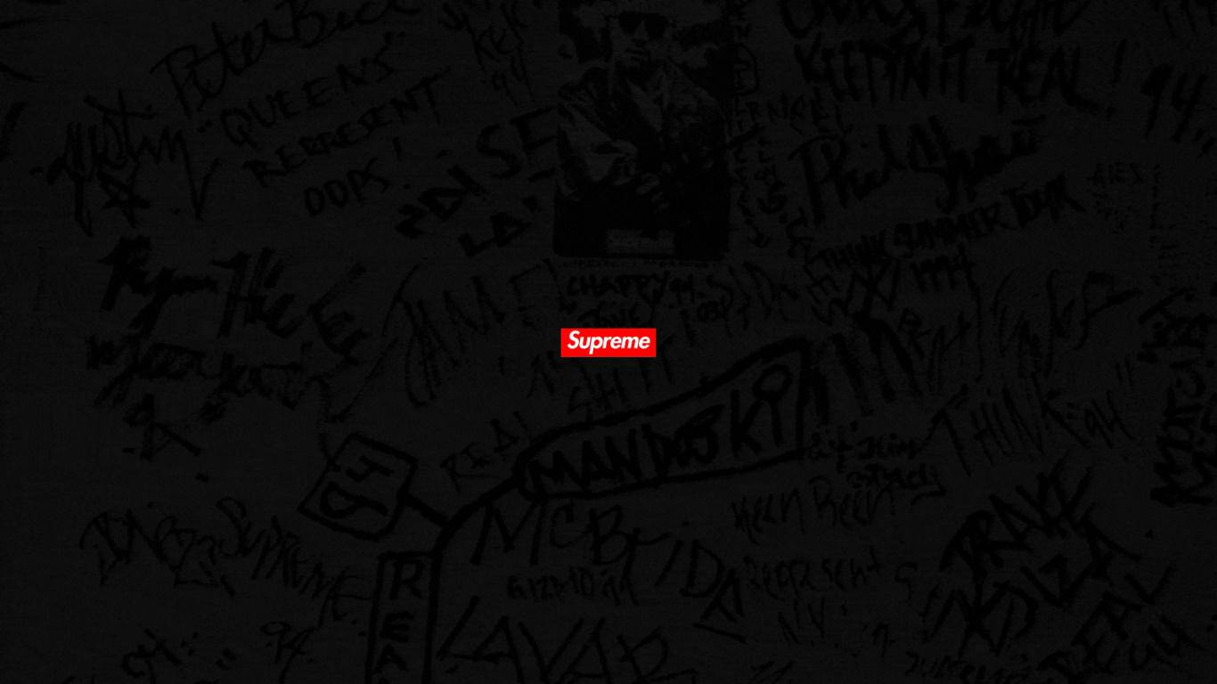 Ноутбук Supreme Граффити Обои