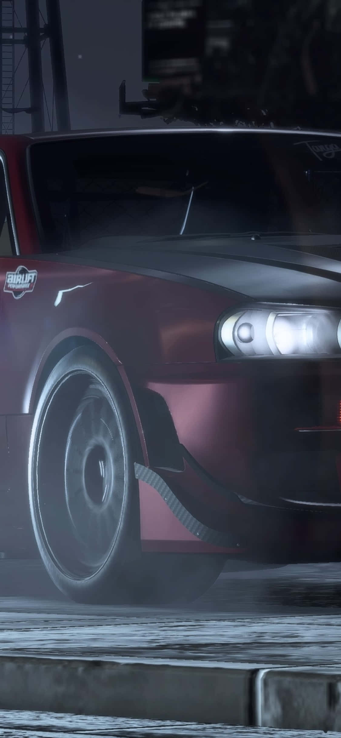 Обои iPhone Xs Need For Speed Payback темно-фиолетовый Nissan Skyline GT-R Обои