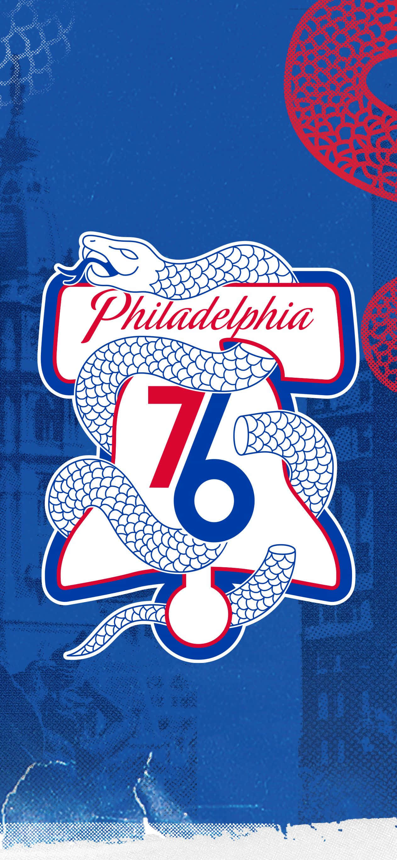 Обои с логотипом Philadelphia 76 Обои