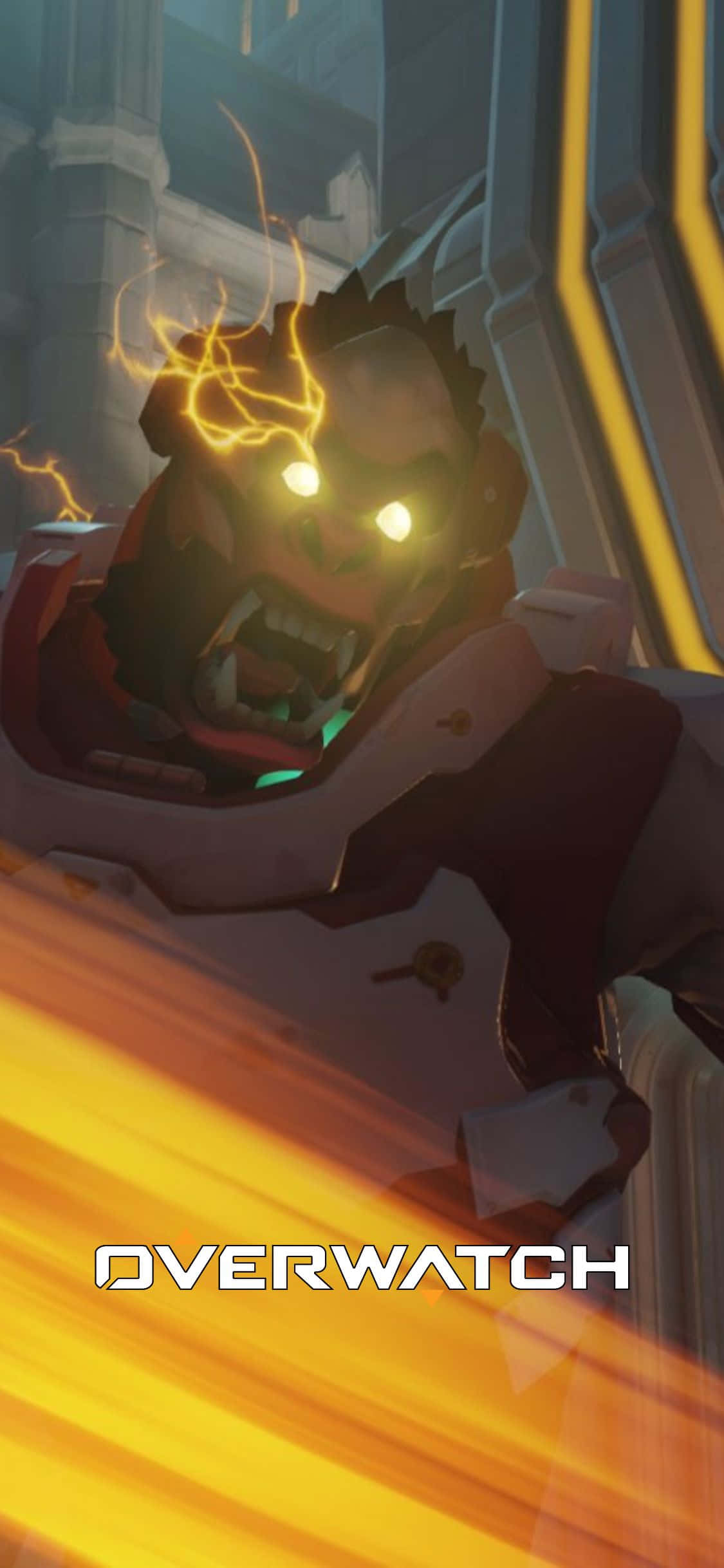 Погрузитесь в действие Overwatch на вашем iPhone X Обои
