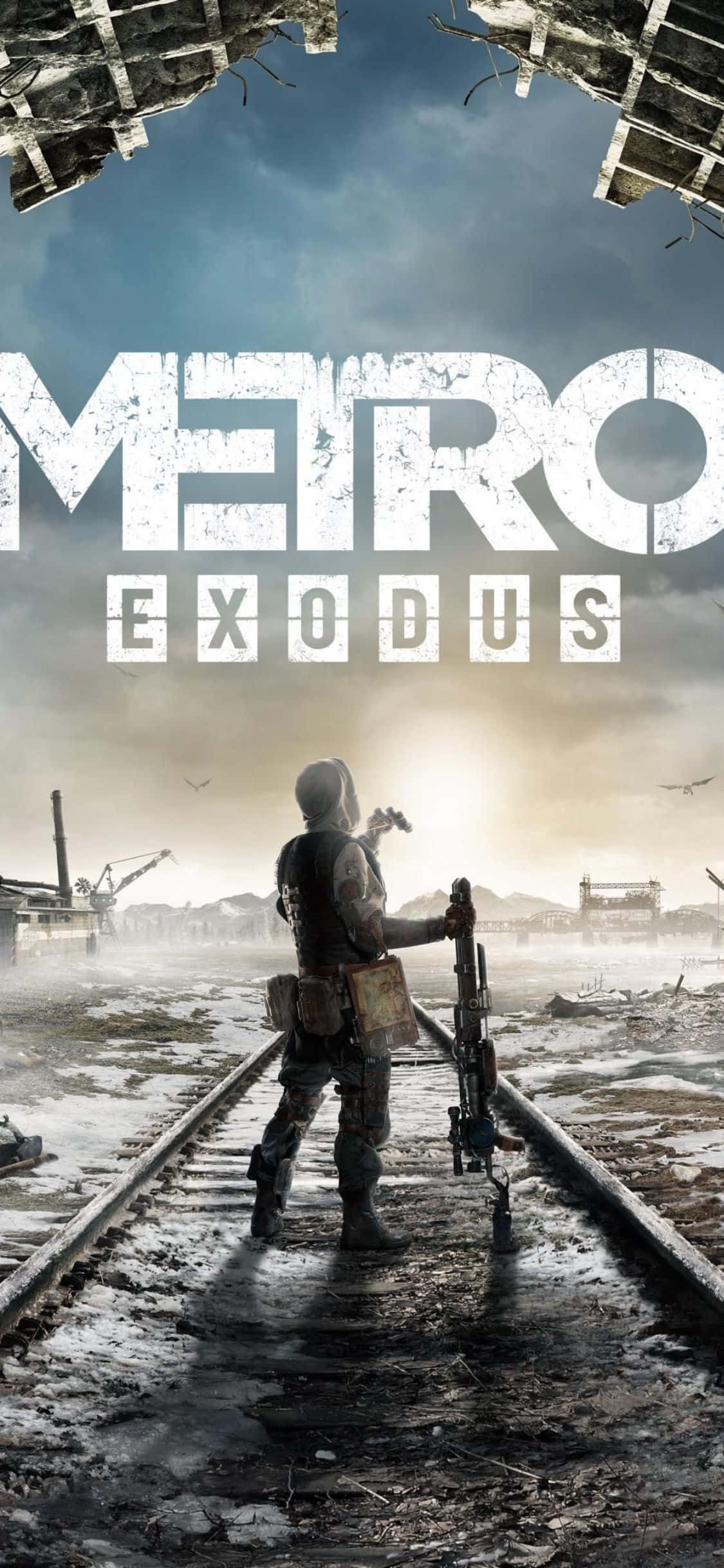 Отважно исследуйте постапокалиптические опасности в "Metro Exodus" для iPhone X Обои