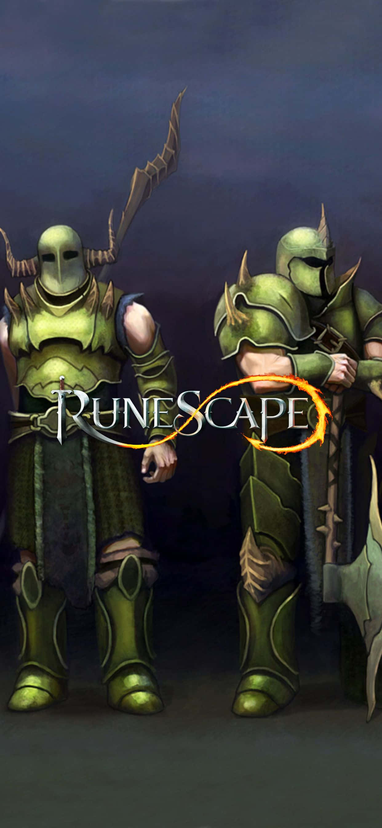 Откройте новый iPhone XS Max, чтобы исследовать бескрайний мир Runescape Обои