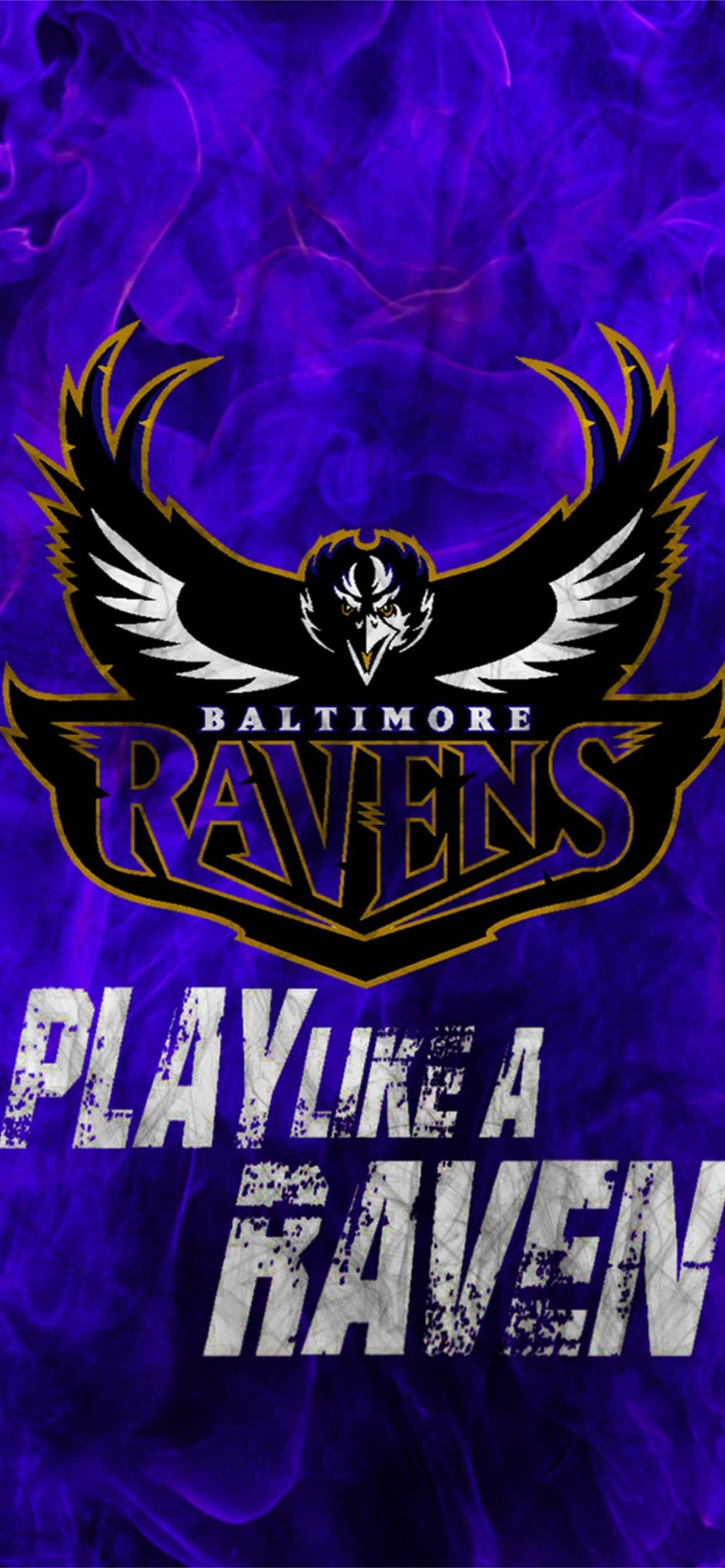 Официальный логотип Baltimore Ravens, олицетворяющий богатую историю и традиции футбольного величия Обои