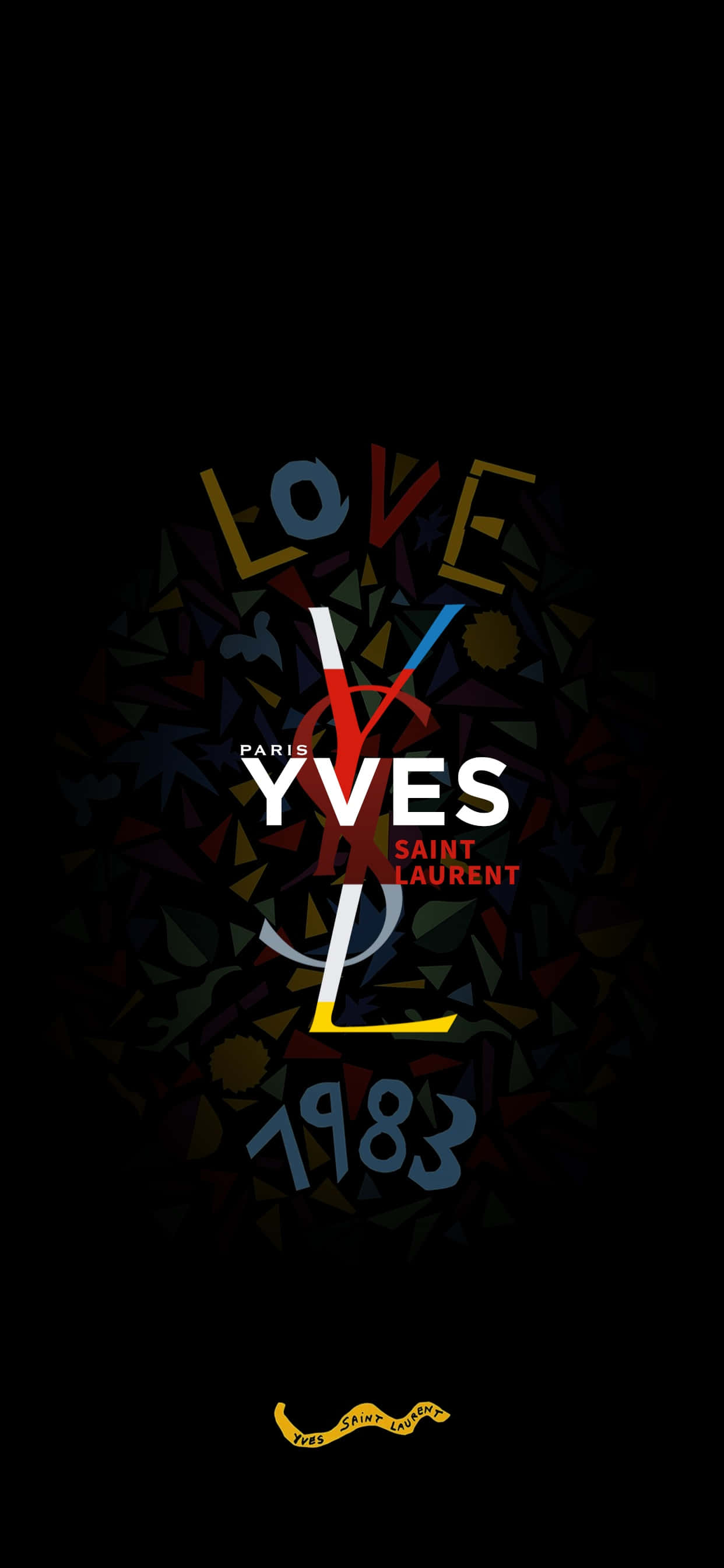 Оцените привлекательность Yves Saint Laurent, культового модного дома. Обои