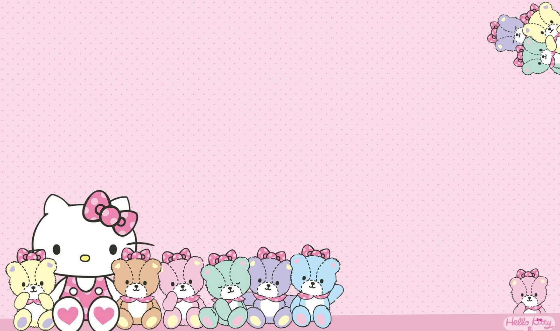 Очаровательный фон для ноутбука с Hello Kitty Обои