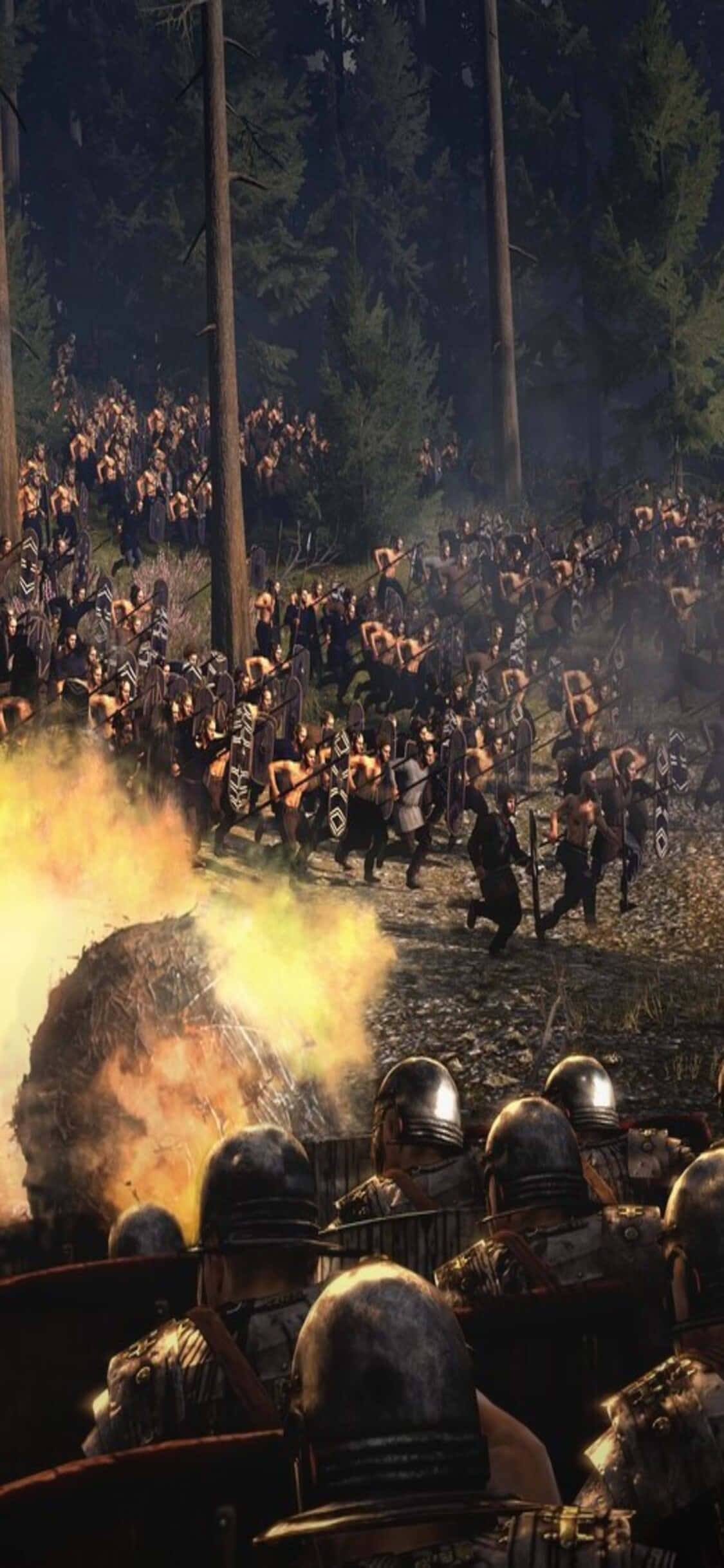 Ощутите азарт Total War: Rome II на вашем iPhone XS Обои
