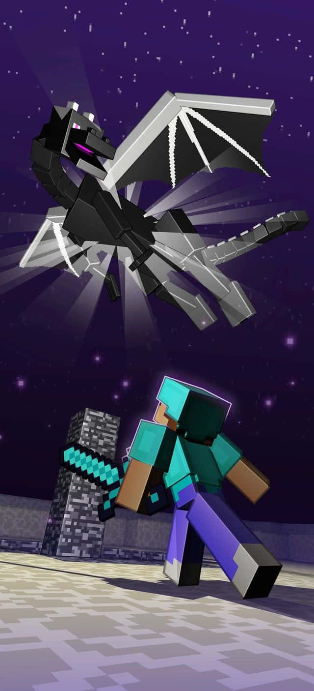 Персонажи Minecraft олицетворяют радость приключений Обои