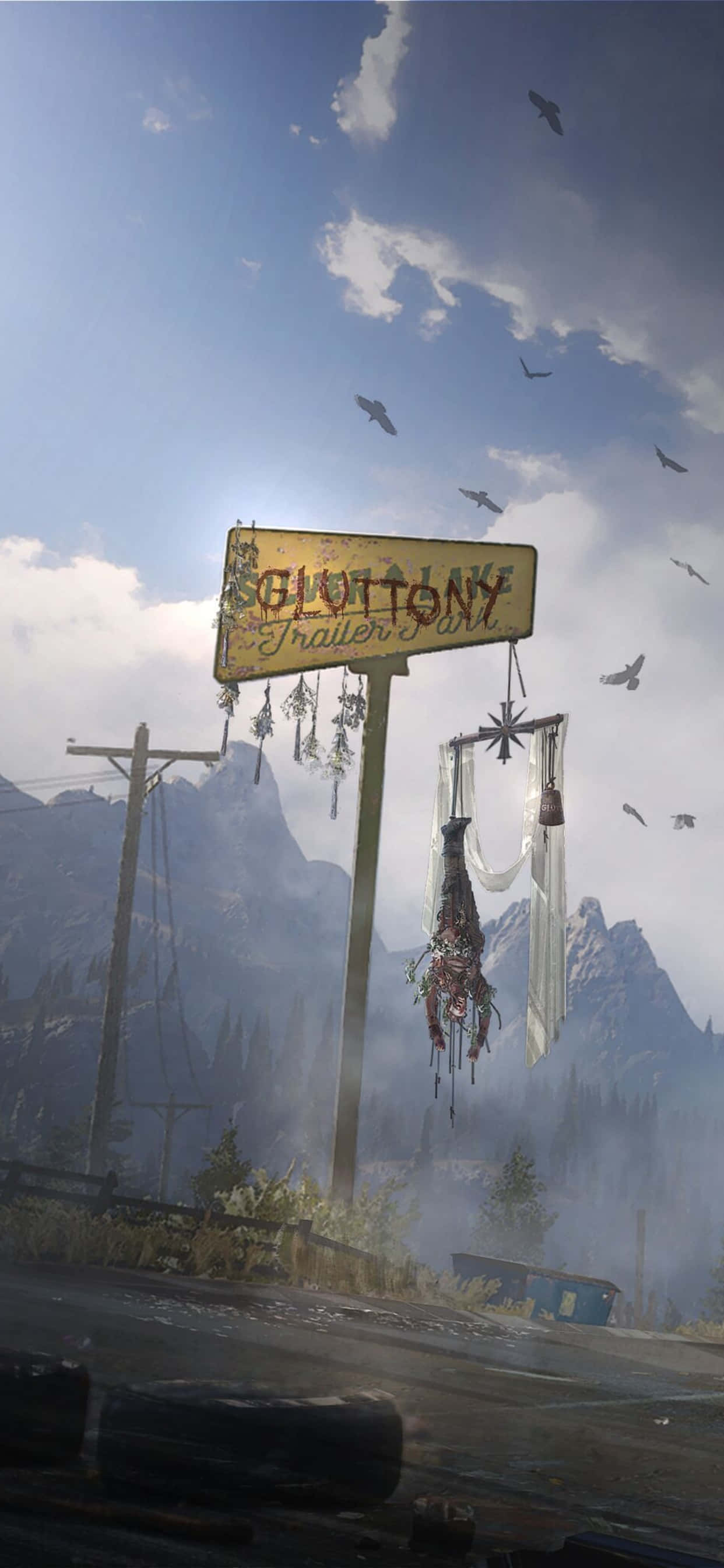 Погрузитесь в мир приключений с iPhone Xs Max и Far Cry 5. Обои