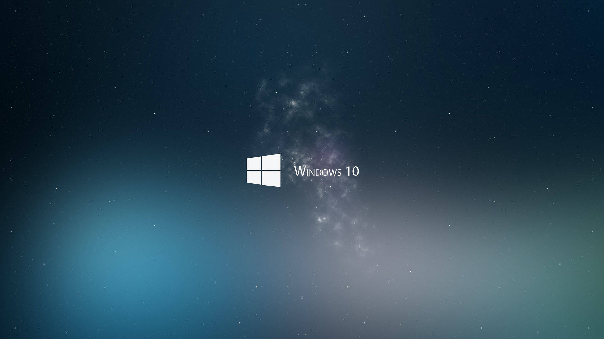 Логотип Windows 10 белого цвета 4K обои