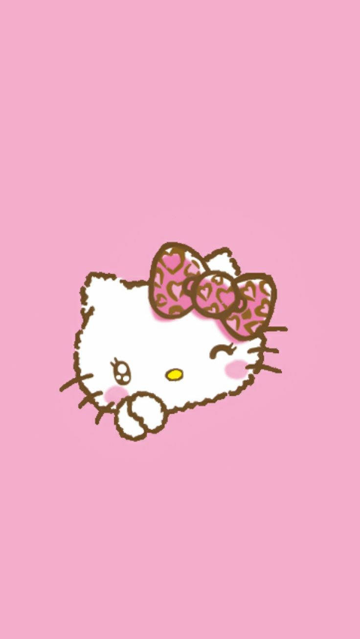 Подмигивающая эстетика Hello Kitty Обои
