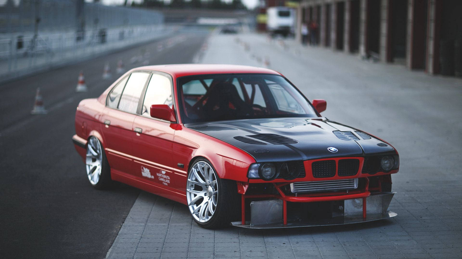 Красный E46 Full HD BMW