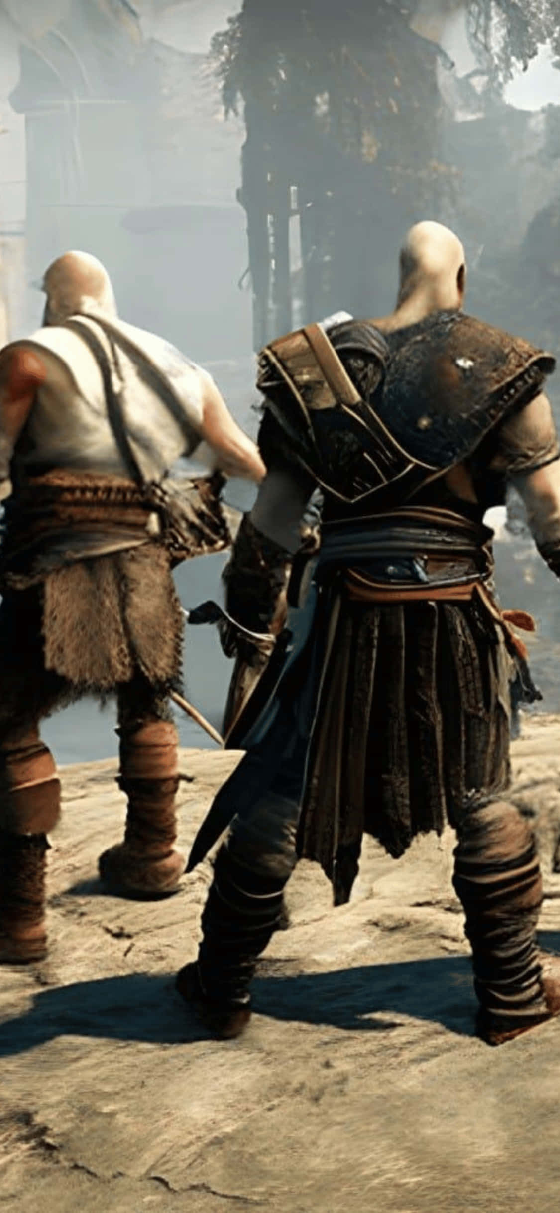 Получите интенсивный игровой опыт на вашем iPhone Xs с Mordhau Обои