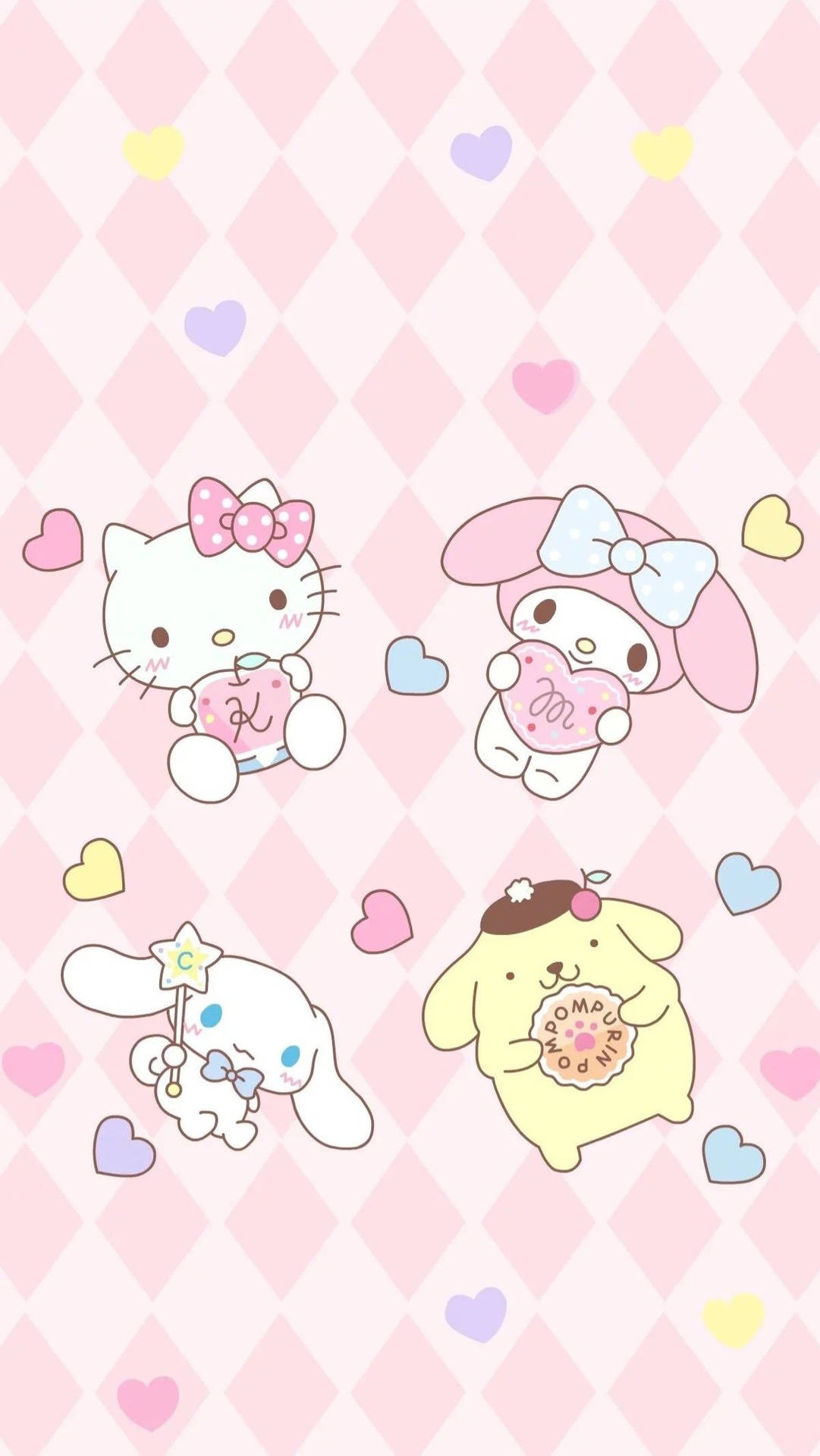 Sanrio Хелло Китти Помпомурин кавай обои