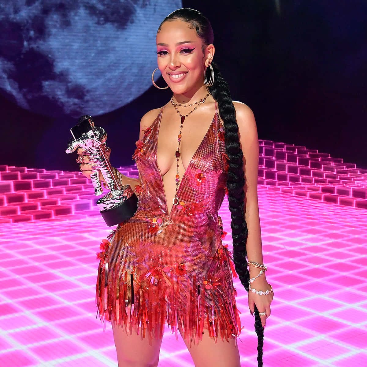 Поп-сенсация Doja Cat выступает Обои