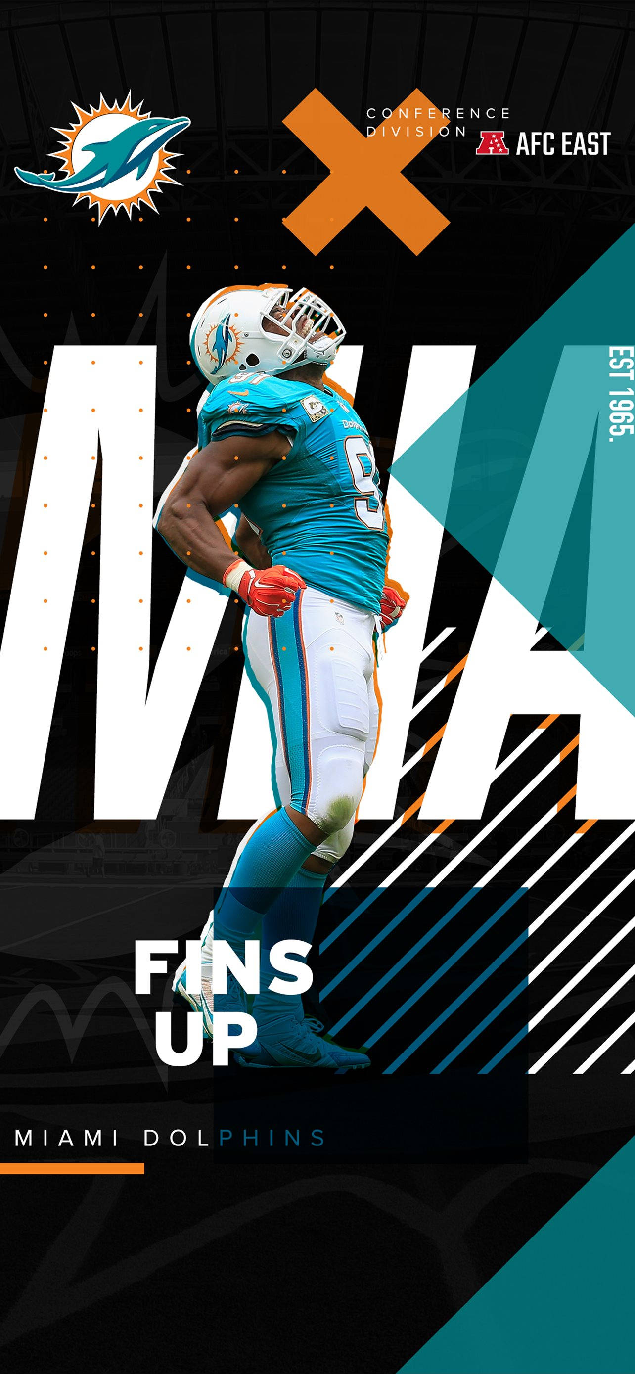 Посмотрите этот потрясающий фон для iPhone с Miami Dolphins! Обои