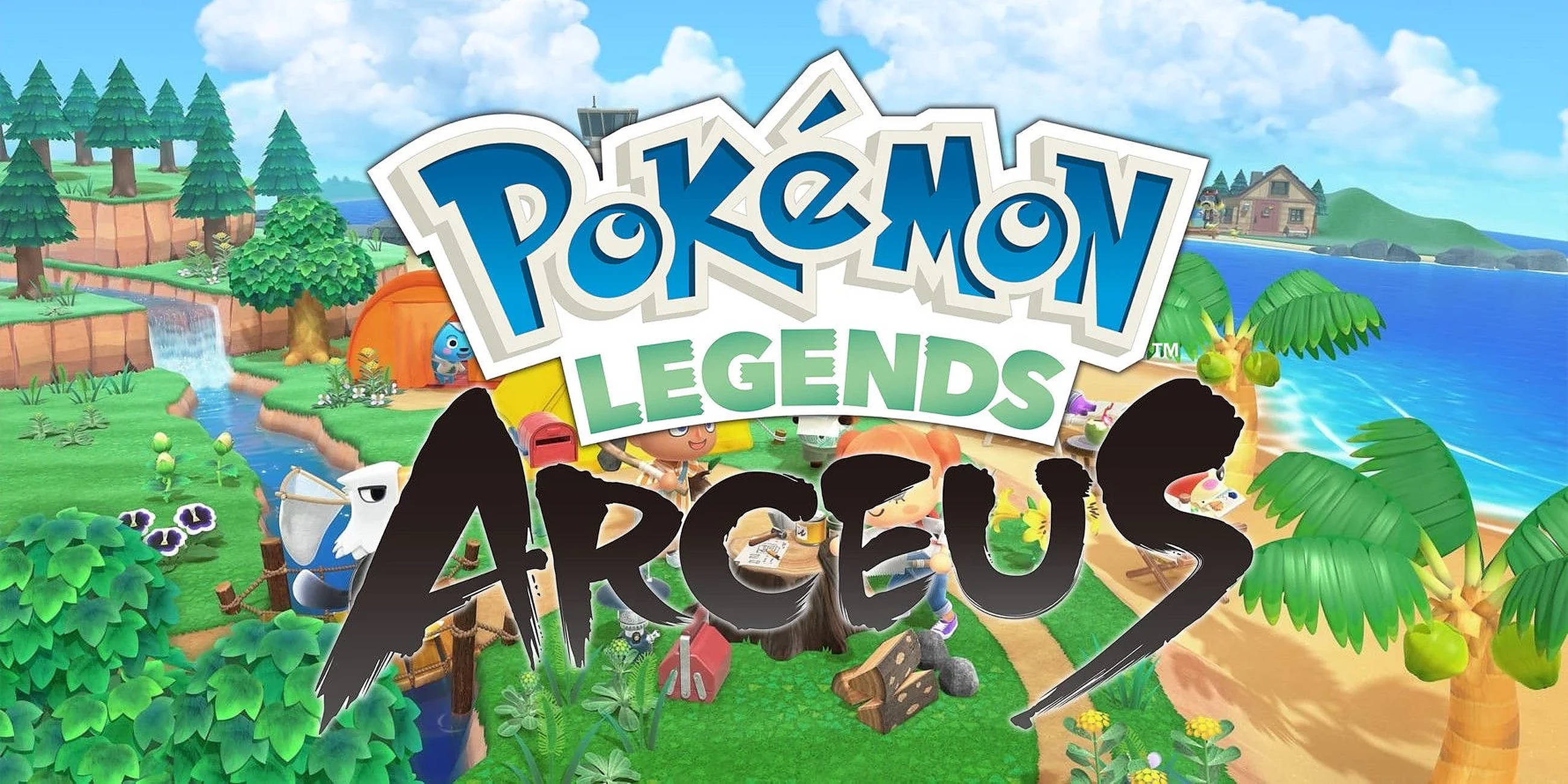 Постер Pokemon Legends Arceus в дневное время Обои