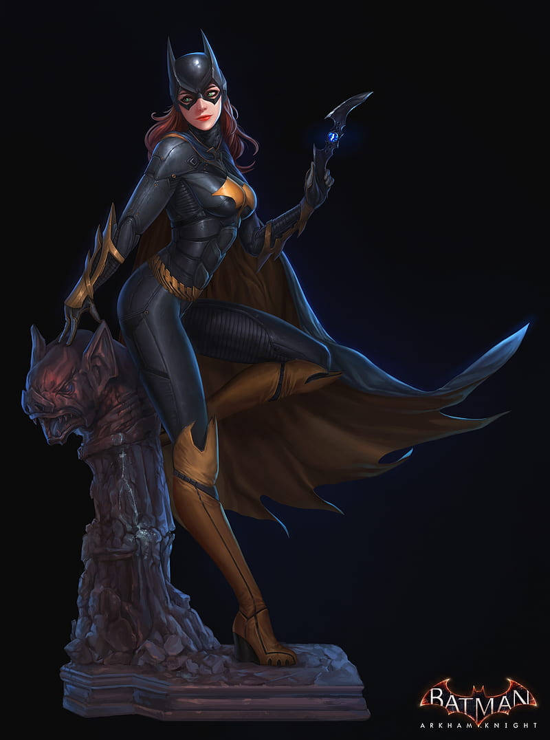 Постер Бэтгёрл из Batman Arkham Knight для iPhone Обои