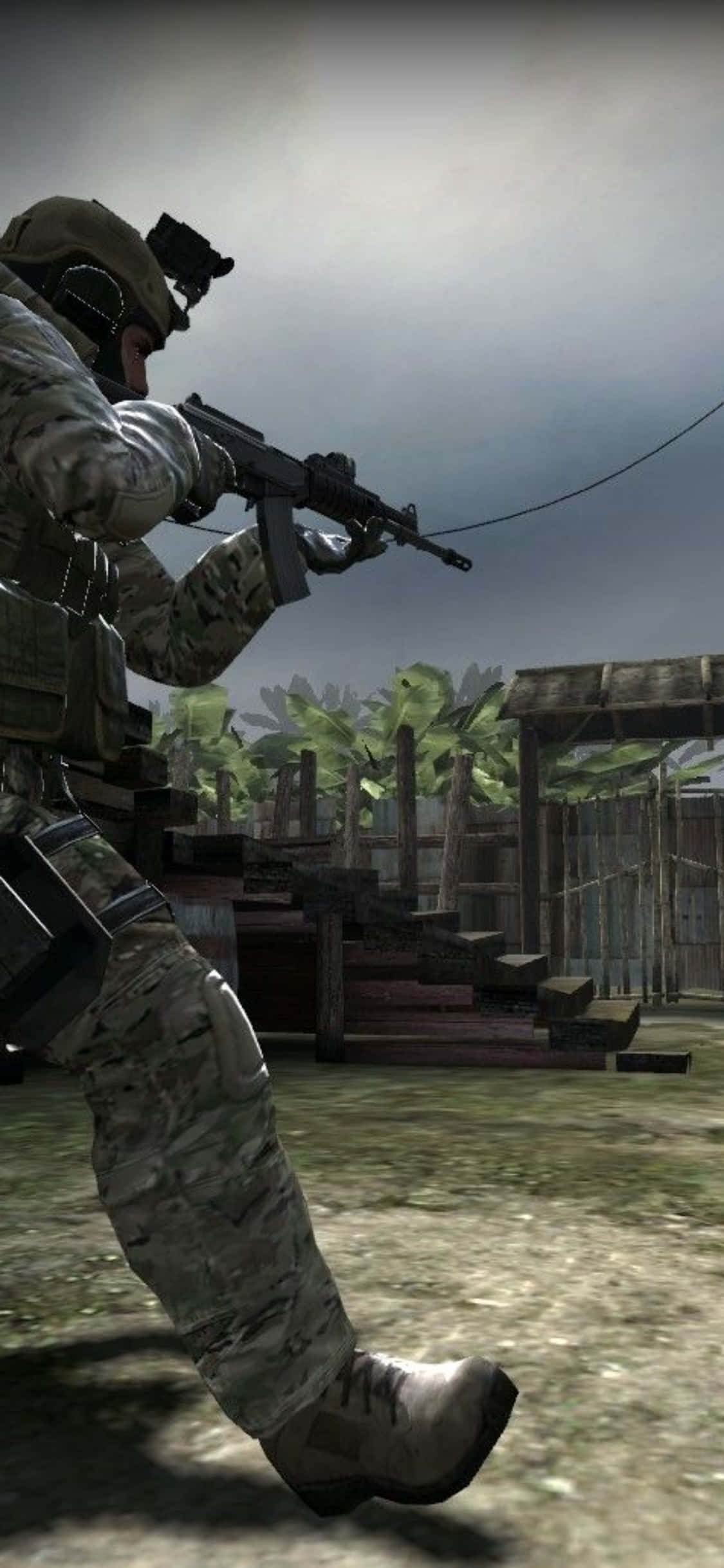 Почувствуйте накал Counter-Strike Global Offensive на вашем iPhone XS Обои