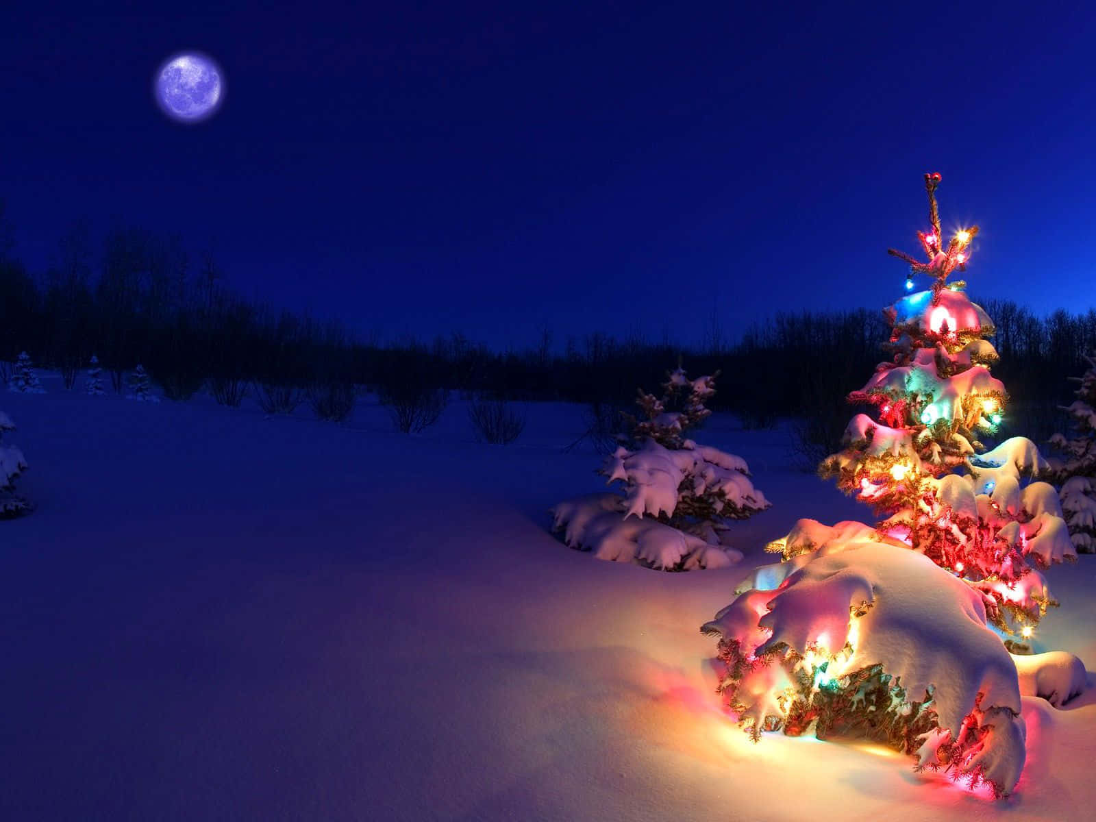 "Преображение Скруджа в классической рождественской истории 'Рождественская песнь'" Обои