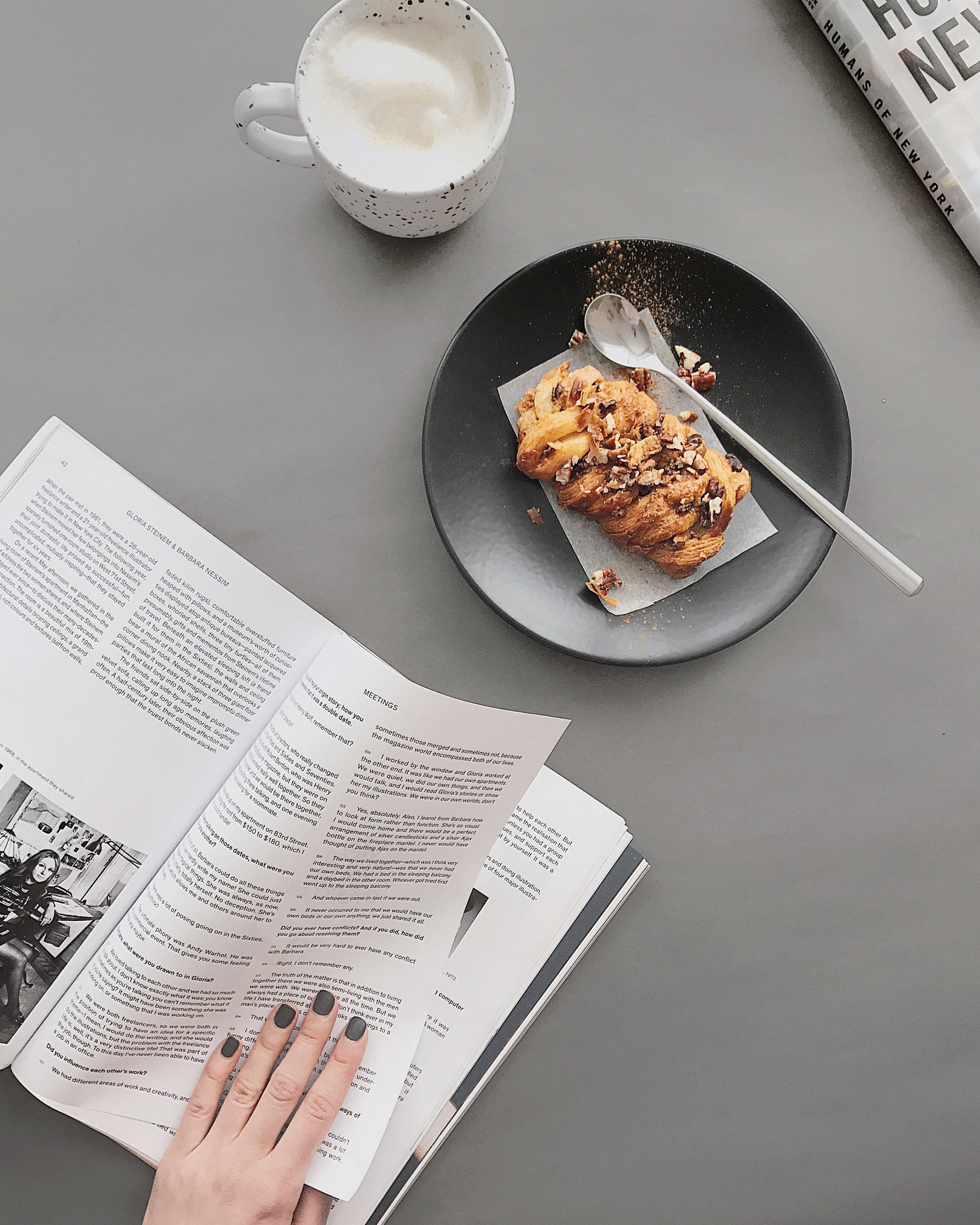 Преппи эстетика книга выпечка Обои