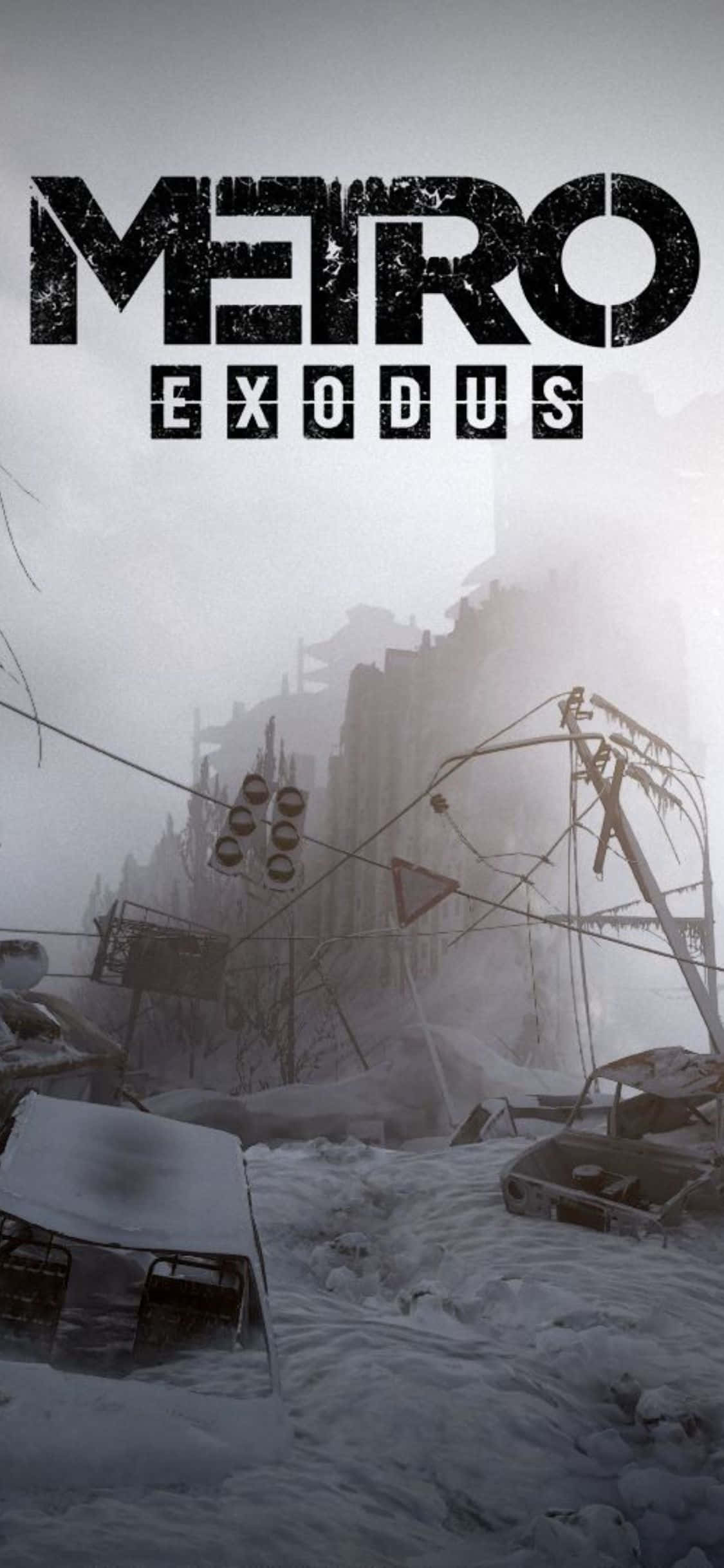 Приготовьтесь исследовать постапокалиптический мир с вашим iPhone X и Metro Exodus Обои