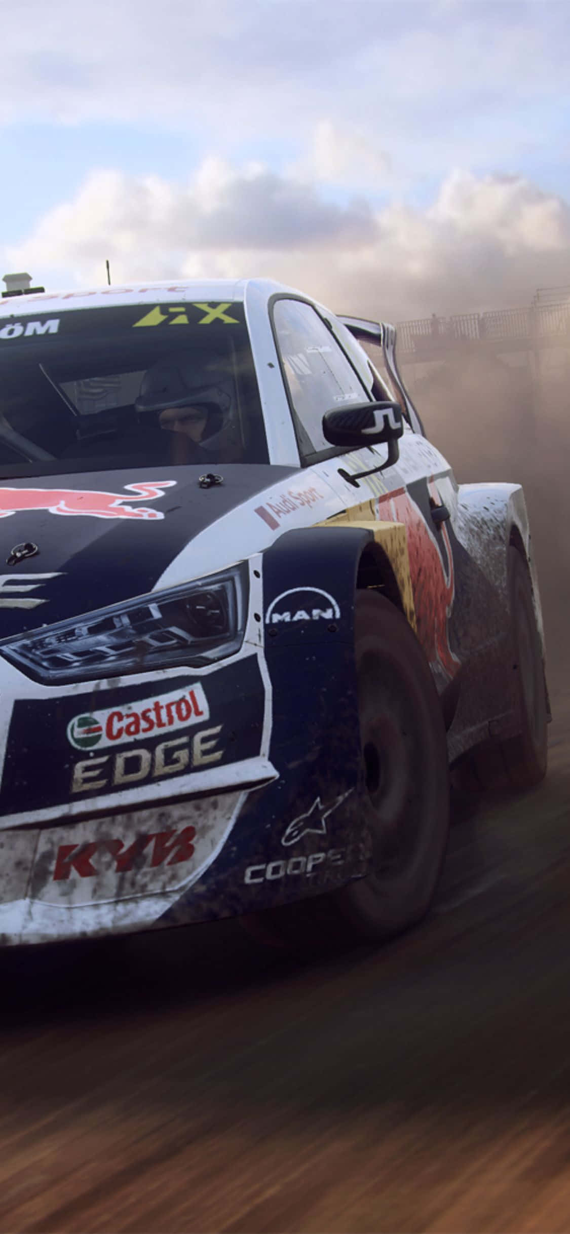 Приготовьтесь к диким поездкам Dirt Rally с iPhone Xs Обои