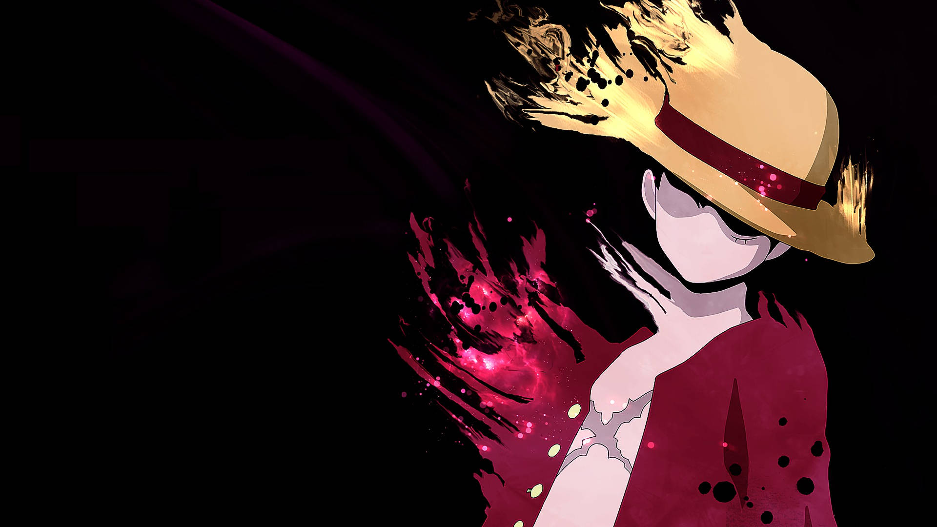 Минималистичный One Piece Манки Д. Луффи