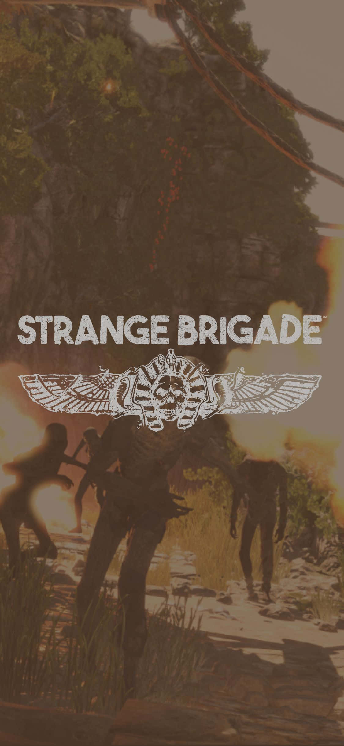 Присоединяйтесь к приключению с iPhone X Strange Brigade Обои