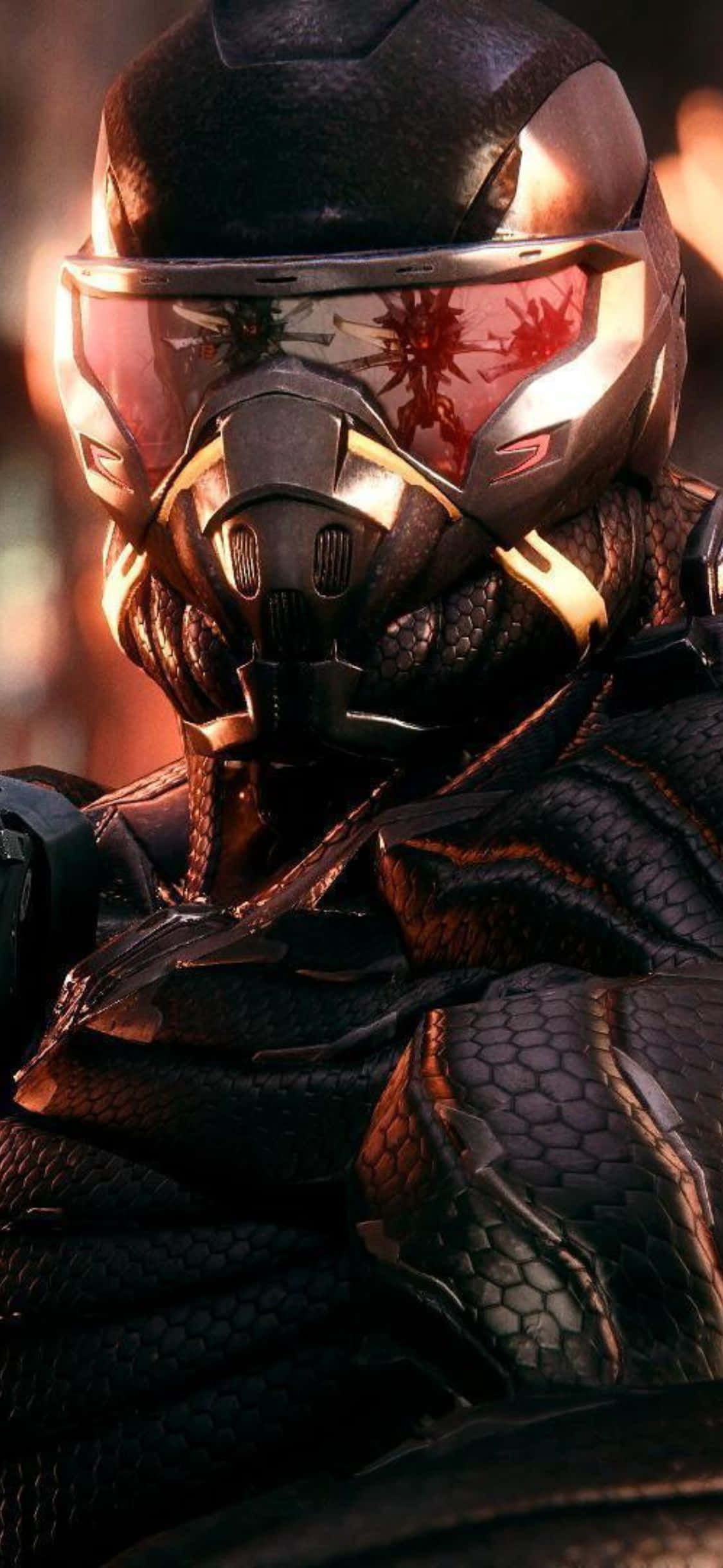 Продемонстрируйте iPhone X, играющий в Crysis 3 Обои