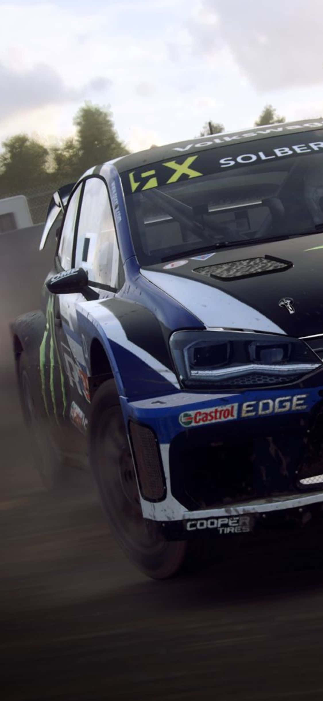 Промчитесь к победе с iPhone Xs Dirt Rally Обои