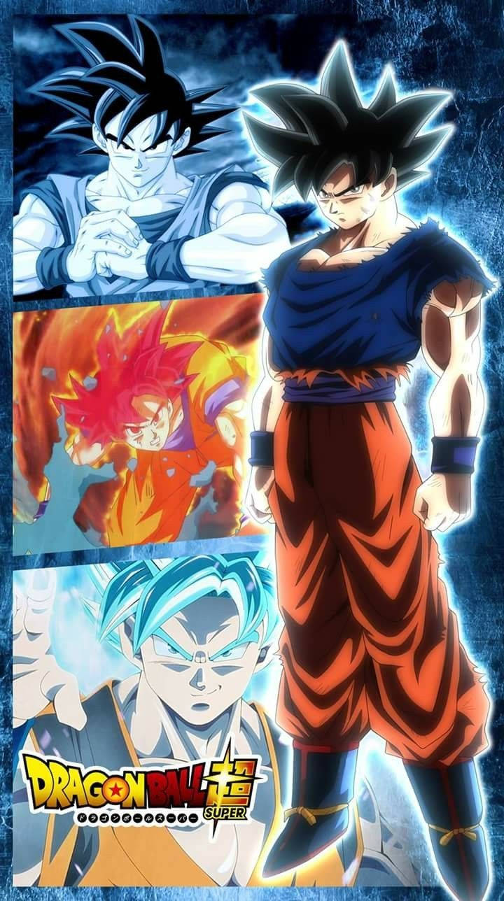 Обои Сон Гоку в стиле постера Dragon Ball Z.