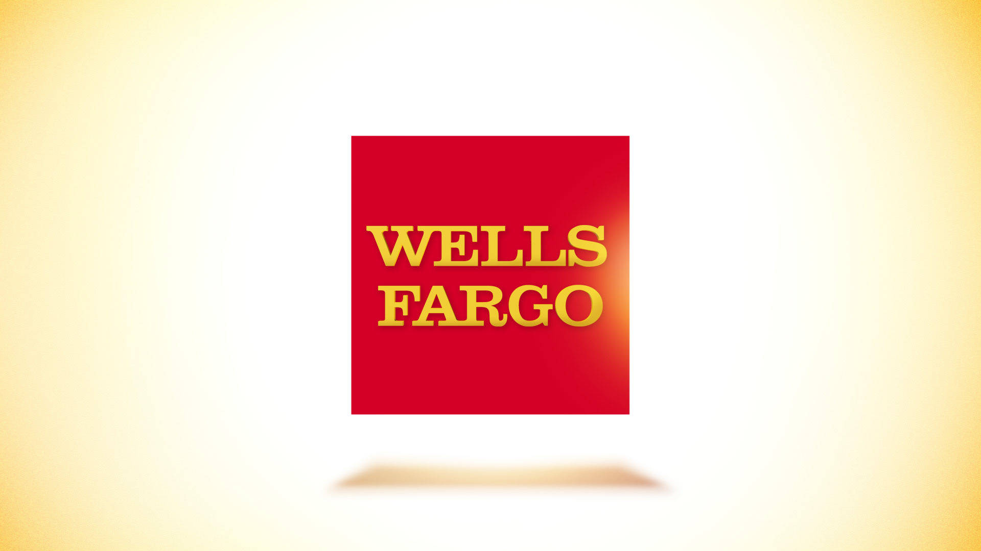 Простой желтый градиент Wells Fargo Обои