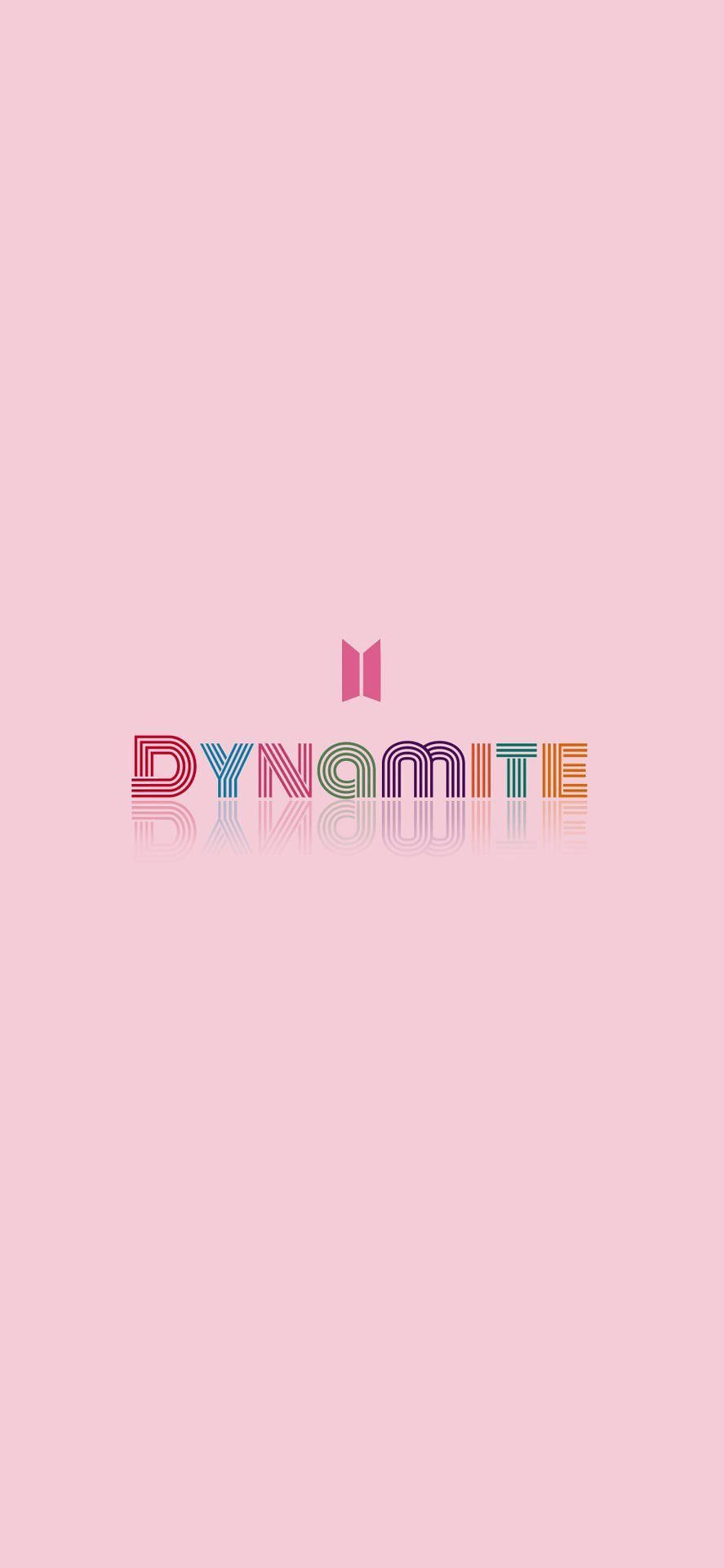 Простой розовый логотип BTS Dynamite